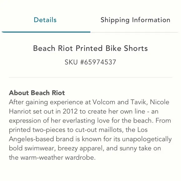 ✨ Anthropologie Printed Bike Shorts Sz L