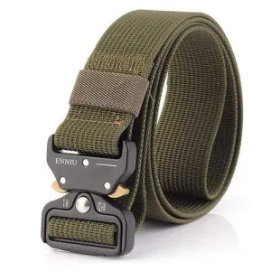 125CM Men Nylon Military Army Sport Pants Belt