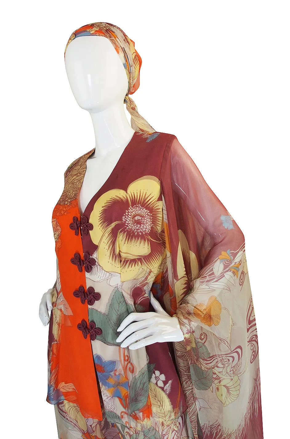 1966-69 Couture Hanae Mori Set As Seen at The Met