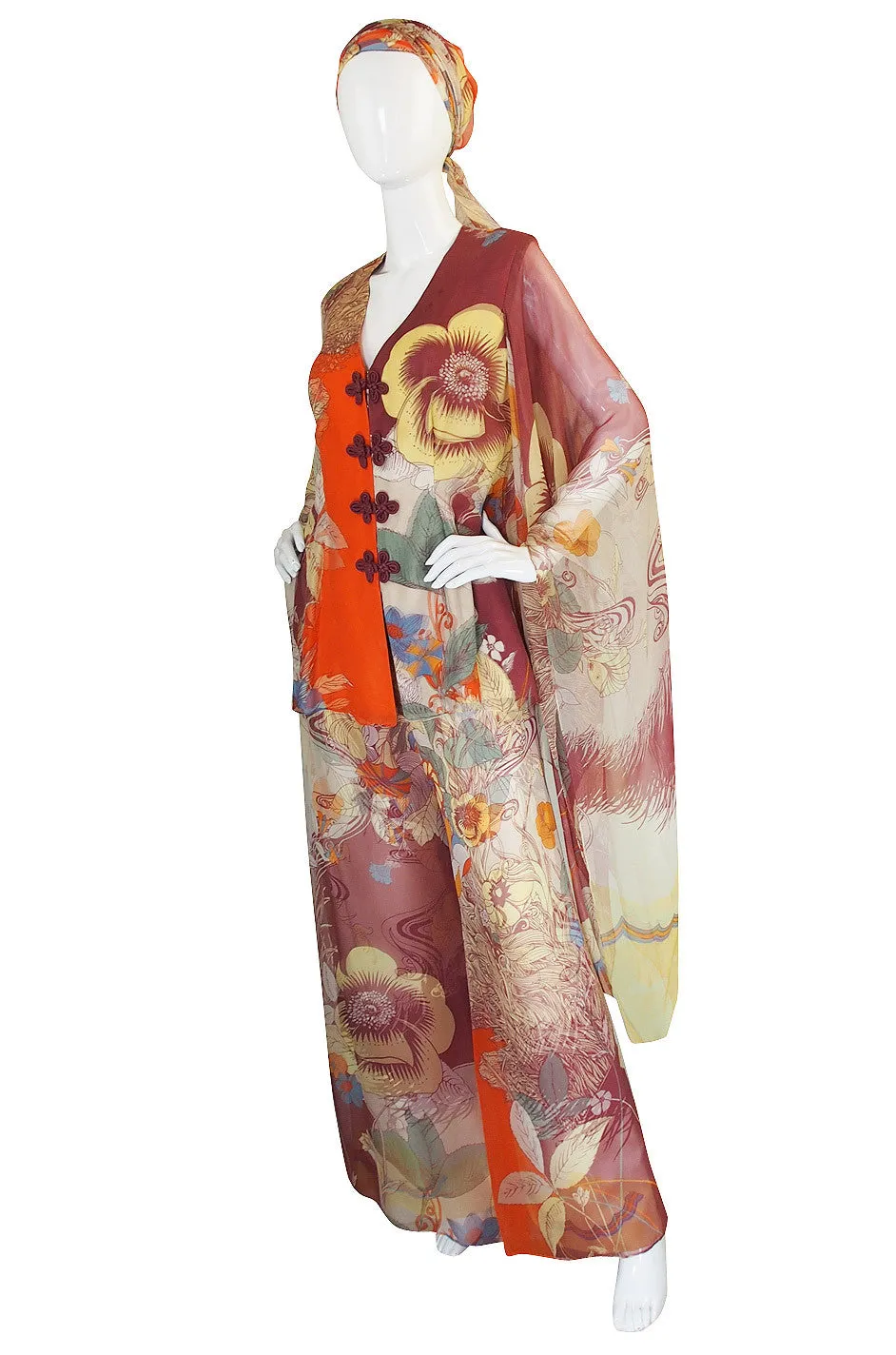1966-69 Couture Hanae Mori Set As Seen at The Met