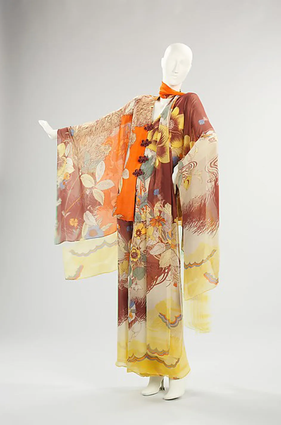 1966-69 Couture Hanae Mori Set As Seen at The Met