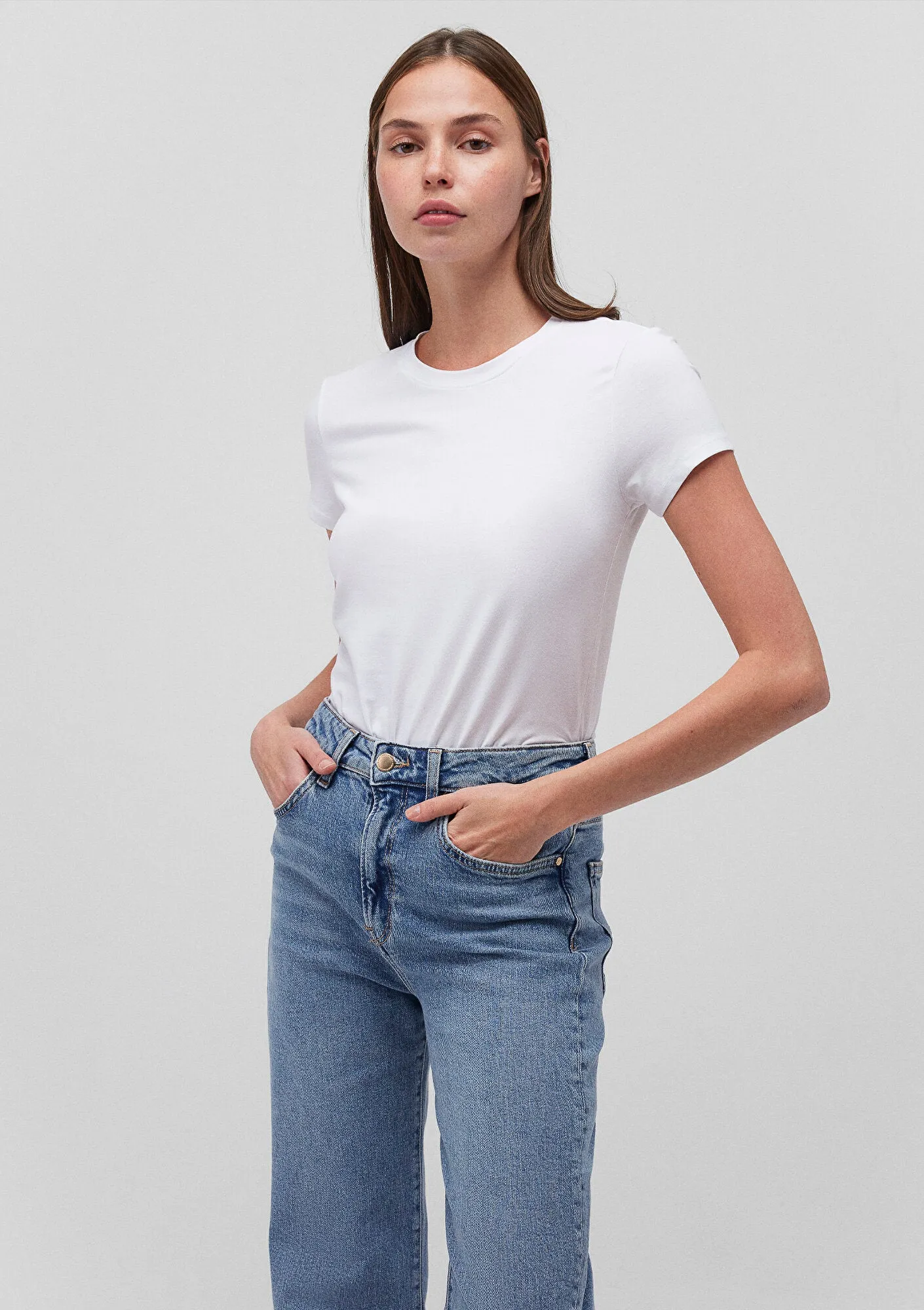 2 Pack Crew Neck Womens T-Shirts