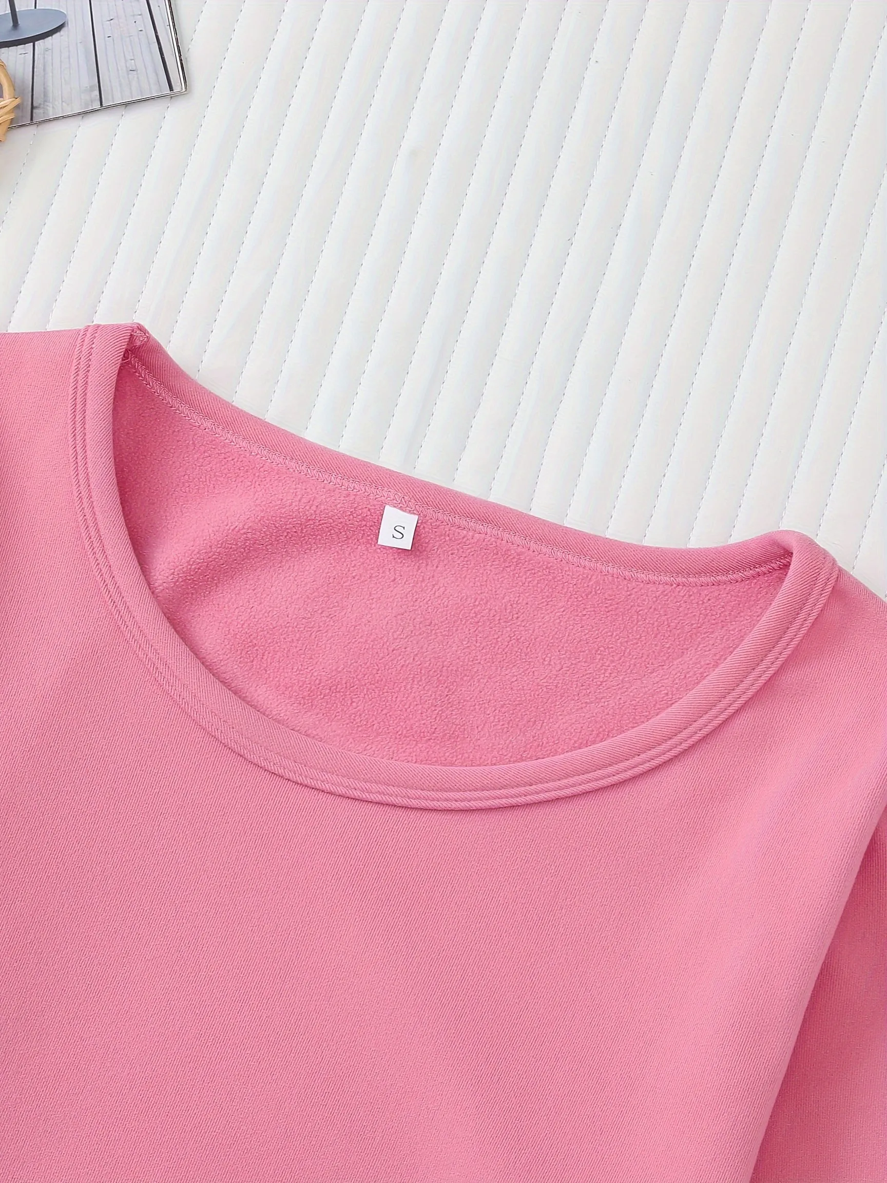 2 Pcs Women's Thermal Underwear Set - Solid Slim Fit, Long Sleeve Round Neck Base Top & Pants for Fall & Winter