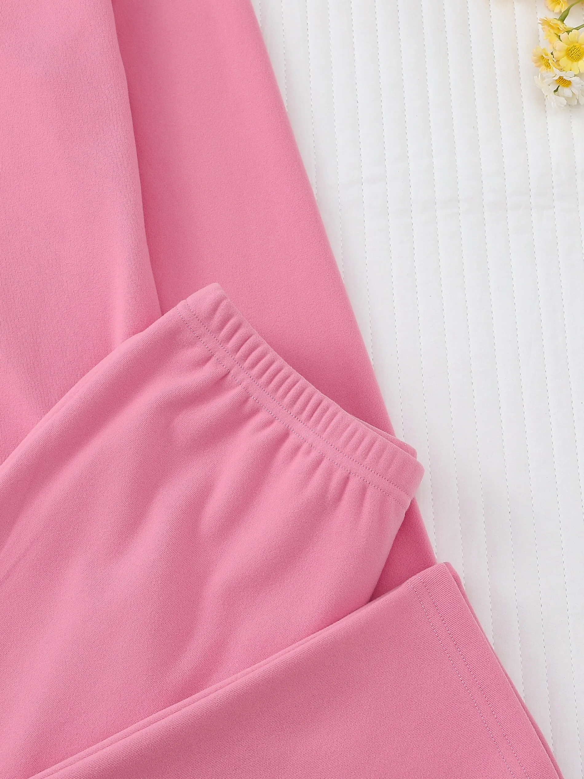 2 Pcs Women's Thermal Underwear Set - Solid Slim Fit, Long Sleeve Round Neck Base Top & Pants for Fall & Winter
