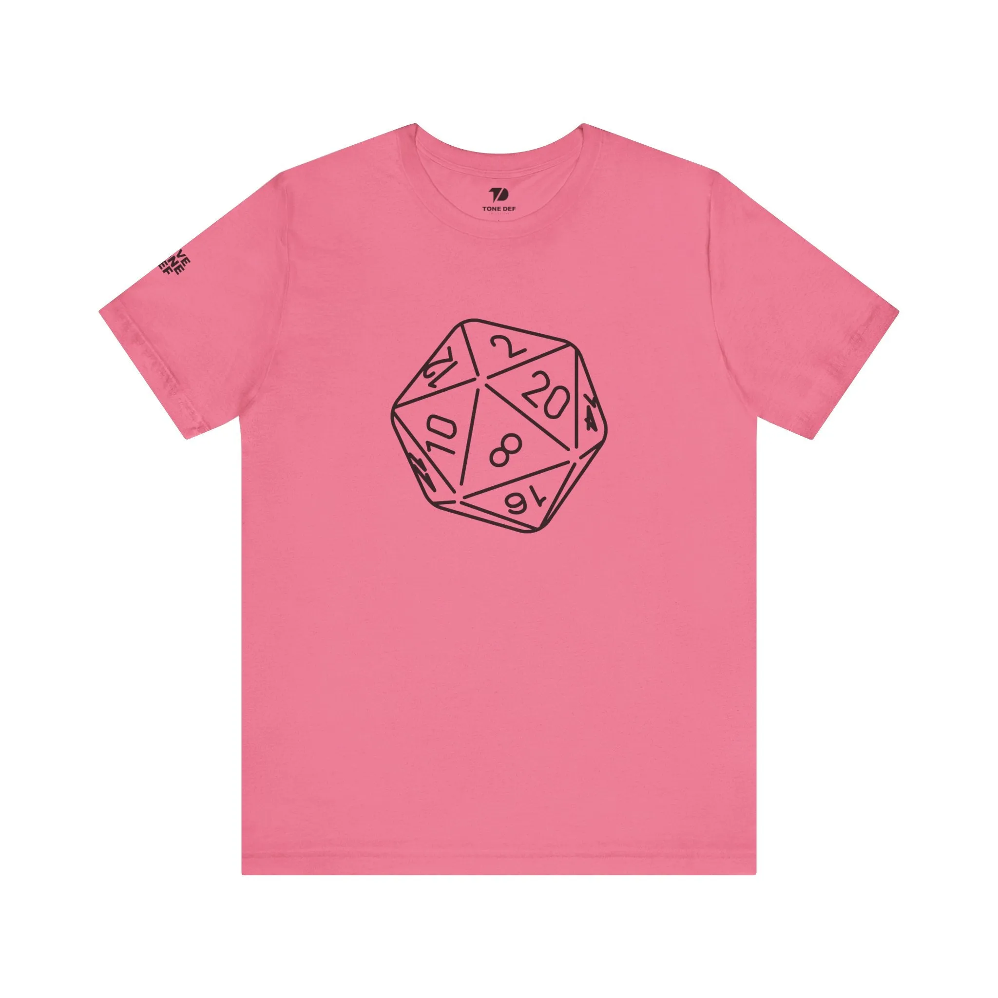 20 Sided Die - Unisex Jersey Short Sleeve D20 DnD Tee
