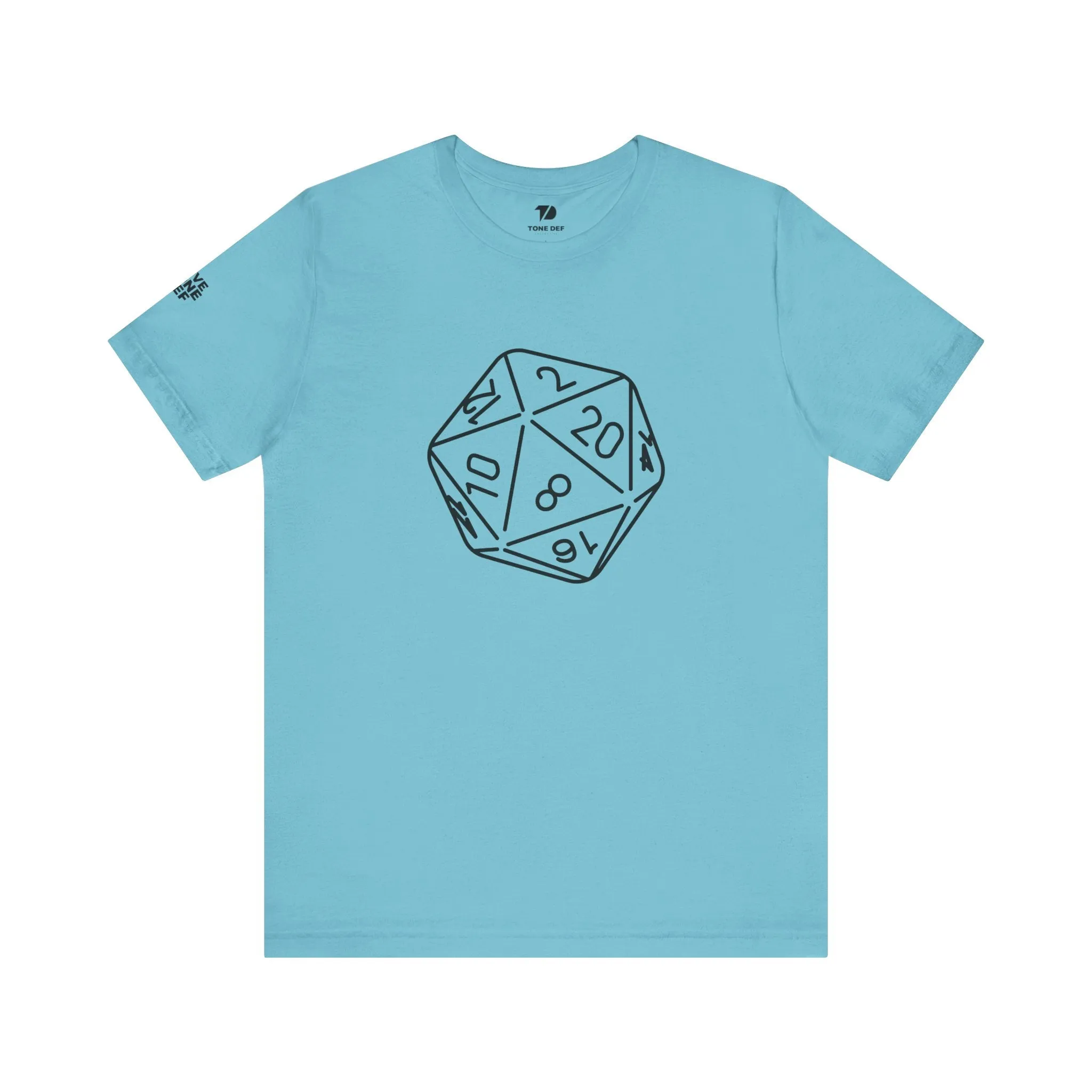 20 Sided Die - Unisex Jersey Short Sleeve D20 DnD Tee