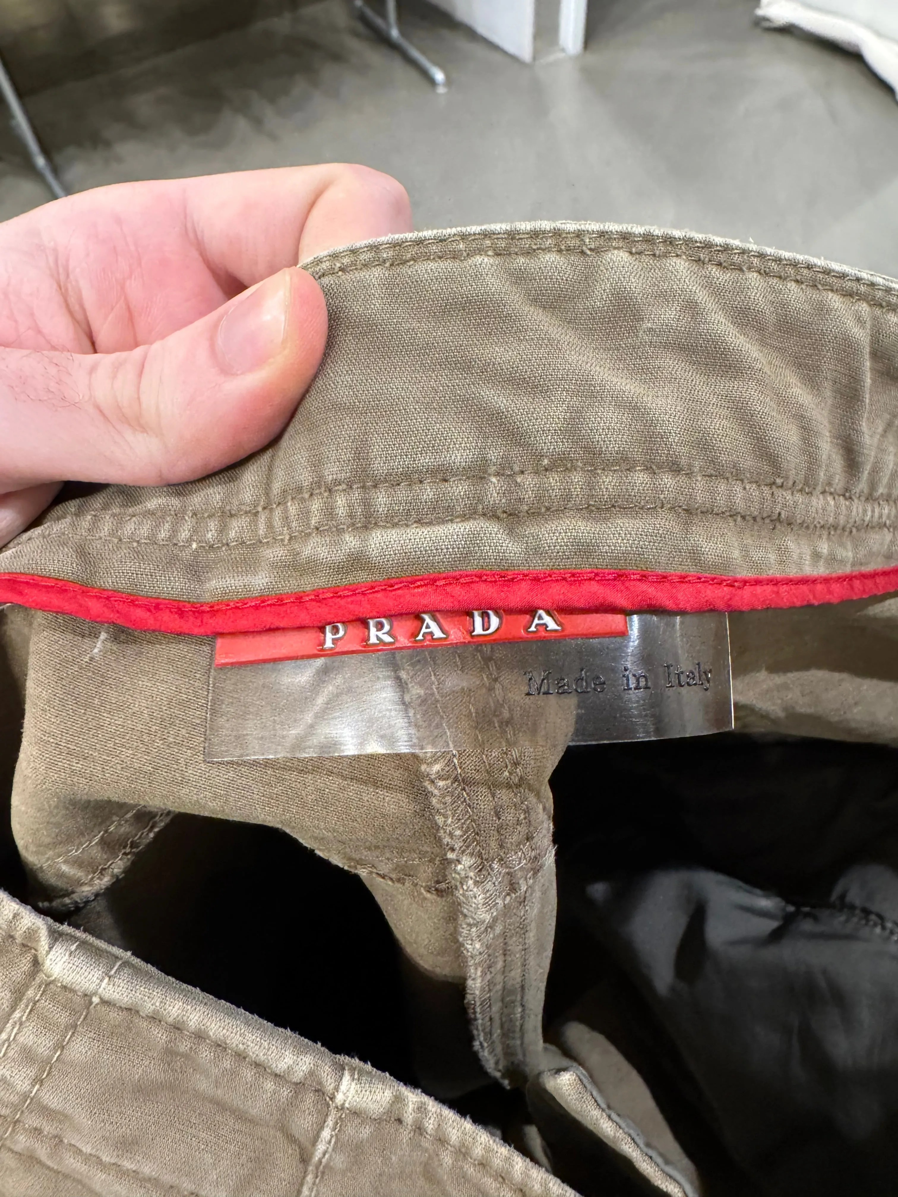 2000s Prada detachable pocket cargo pants