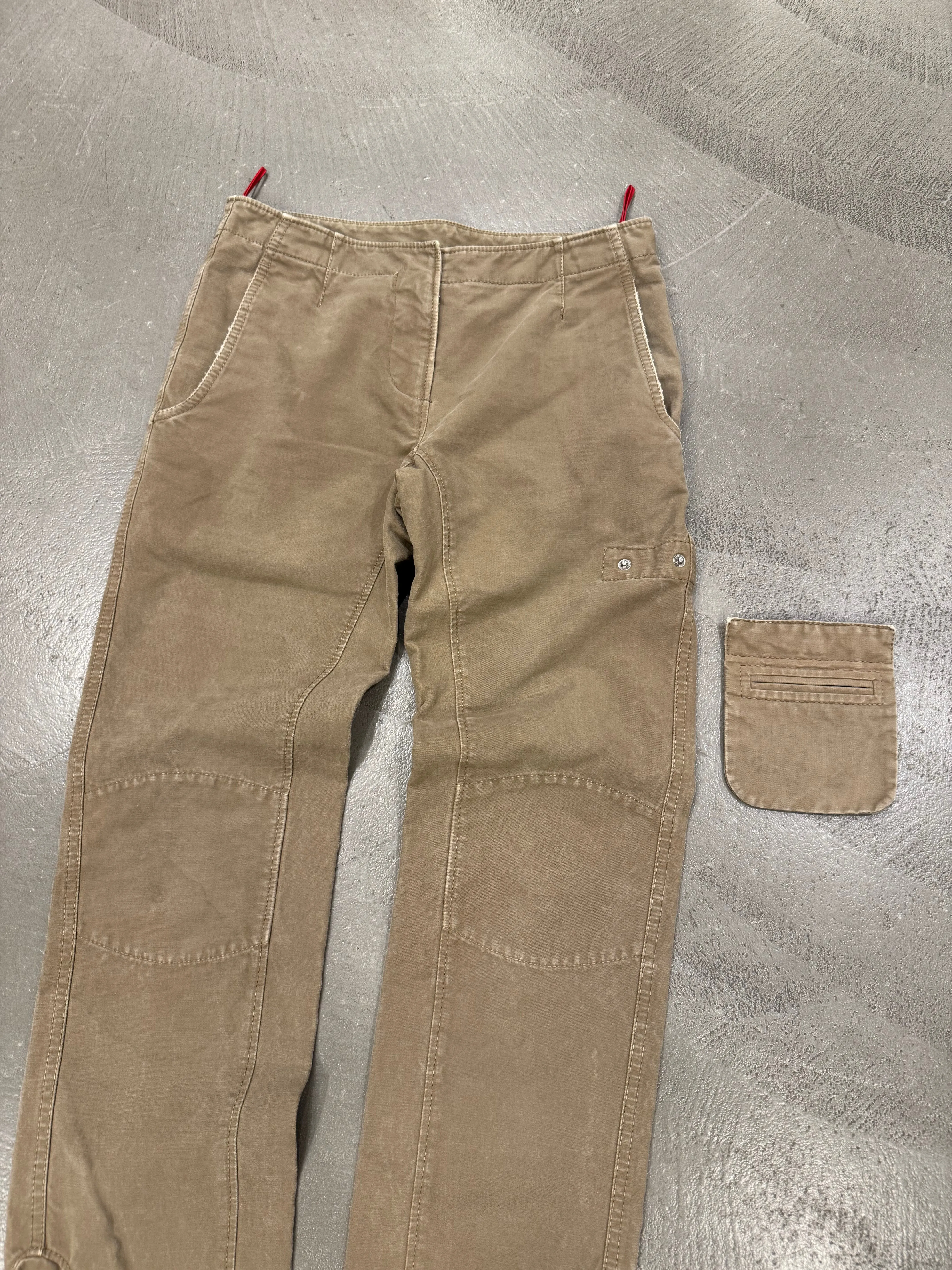 2000s Prada detachable pocket cargo pants
