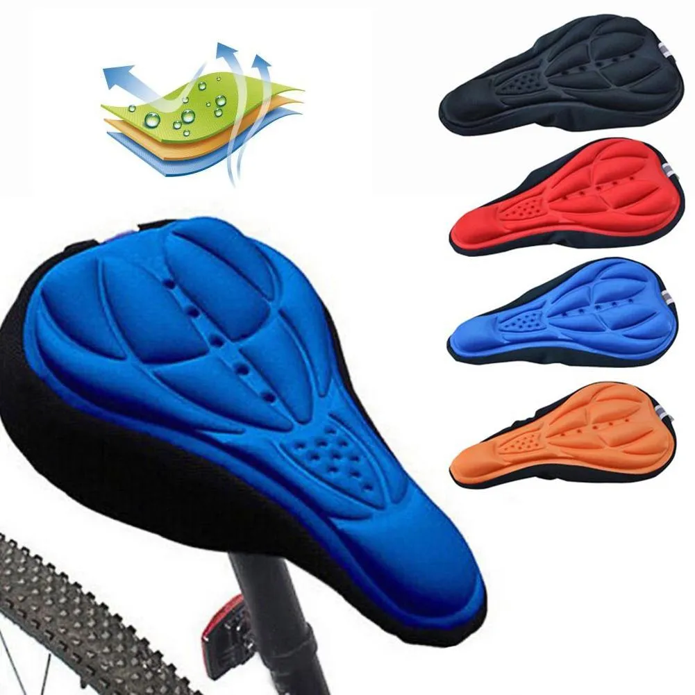3D Silicone Soft Bike Seat Saddle Cover