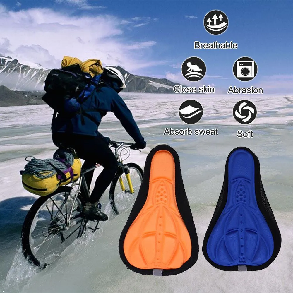 3D Silicone Soft Bike Seat Saddle Cover