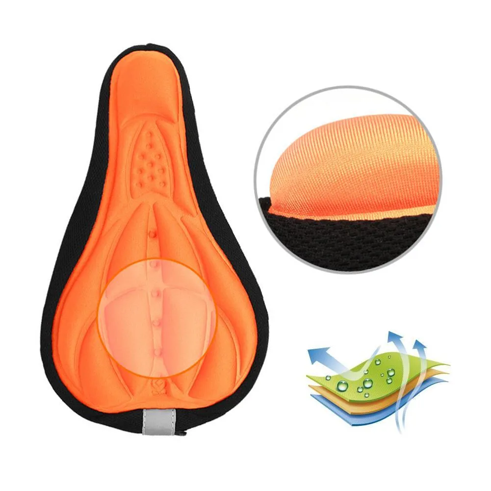 3D Silicone Soft Bike Seat Saddle Cover