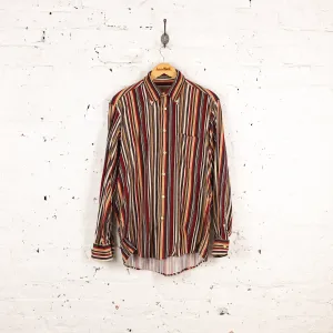 90s Corduroy Shirt - Grey - M