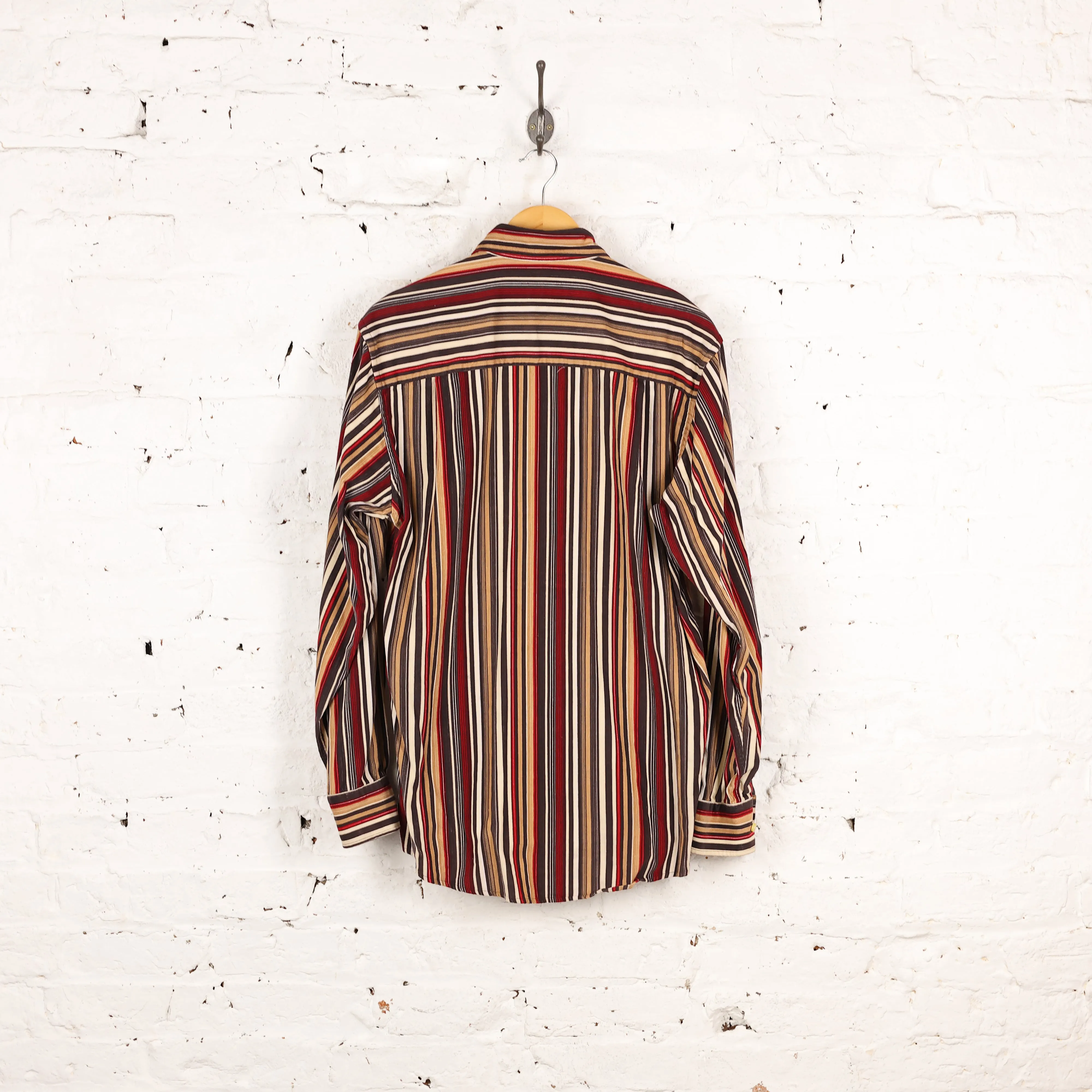 90s Corduroy Shirt - Grey - M