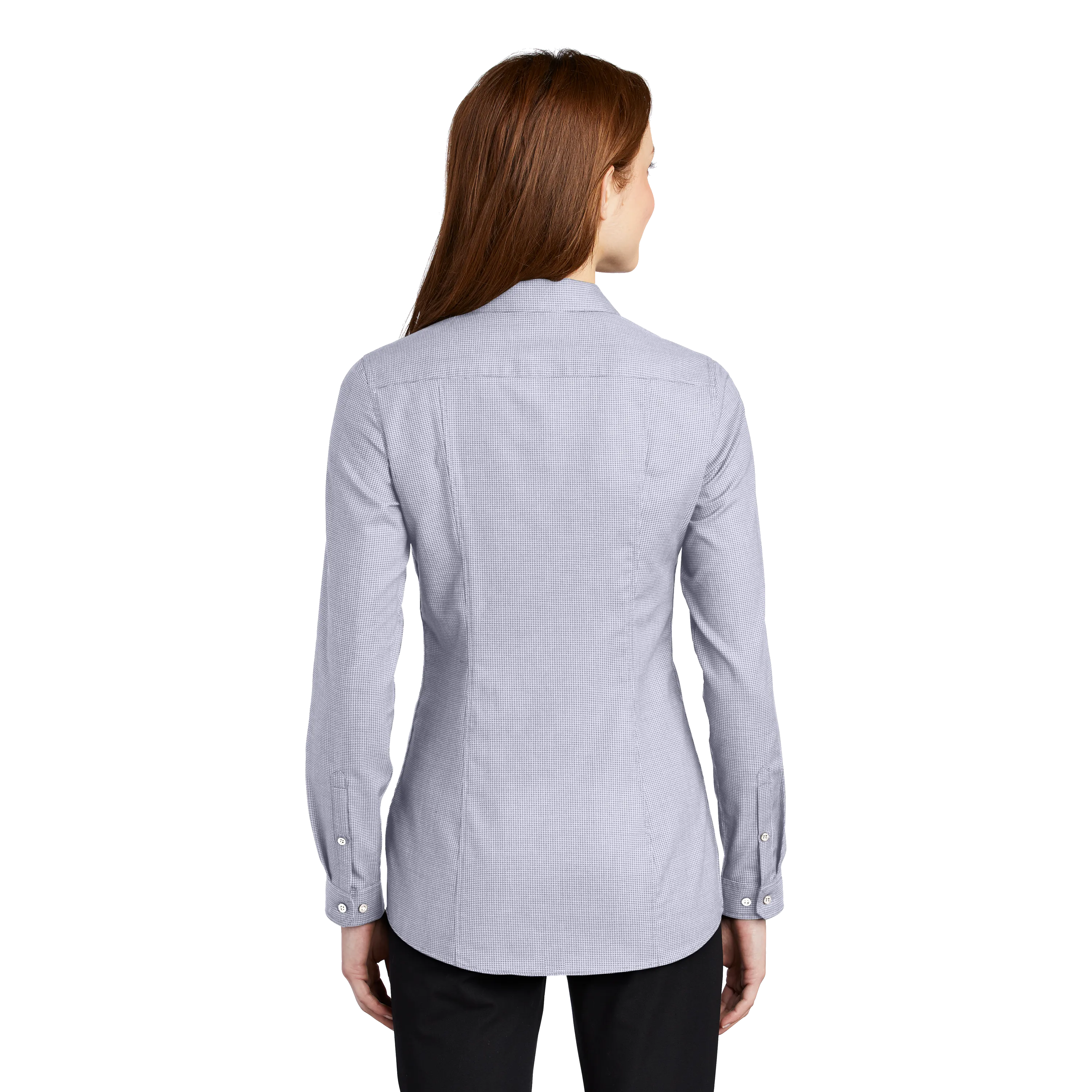 A2011W Ladies Pincheck Easy Care Shirt