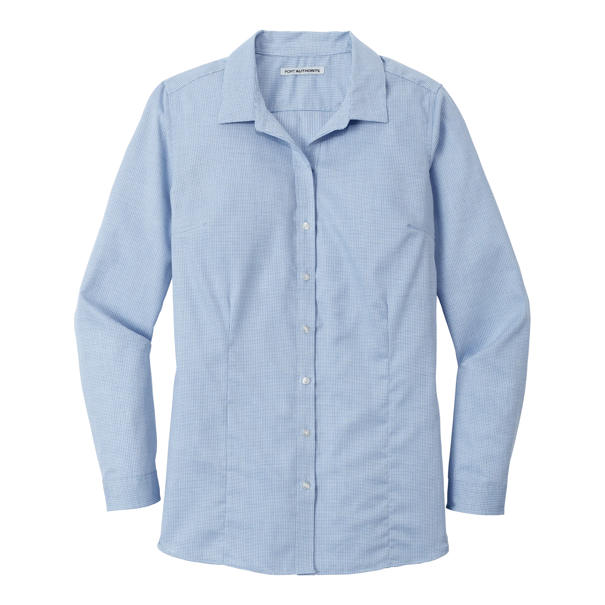 A2011W Ladies Pincheck Easy Care Shirt