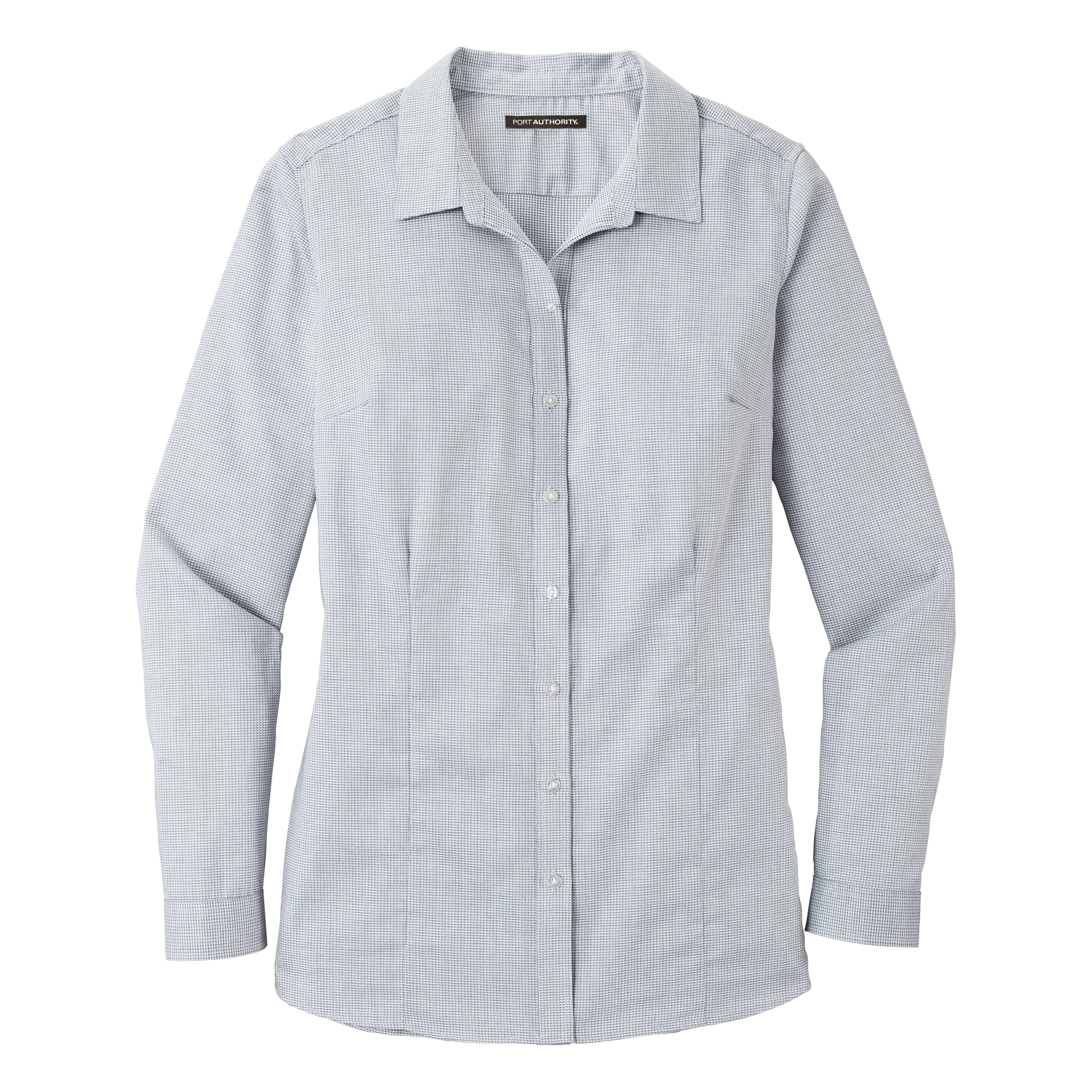 A2011W Ladies Pincheck Easy Care Shirt
