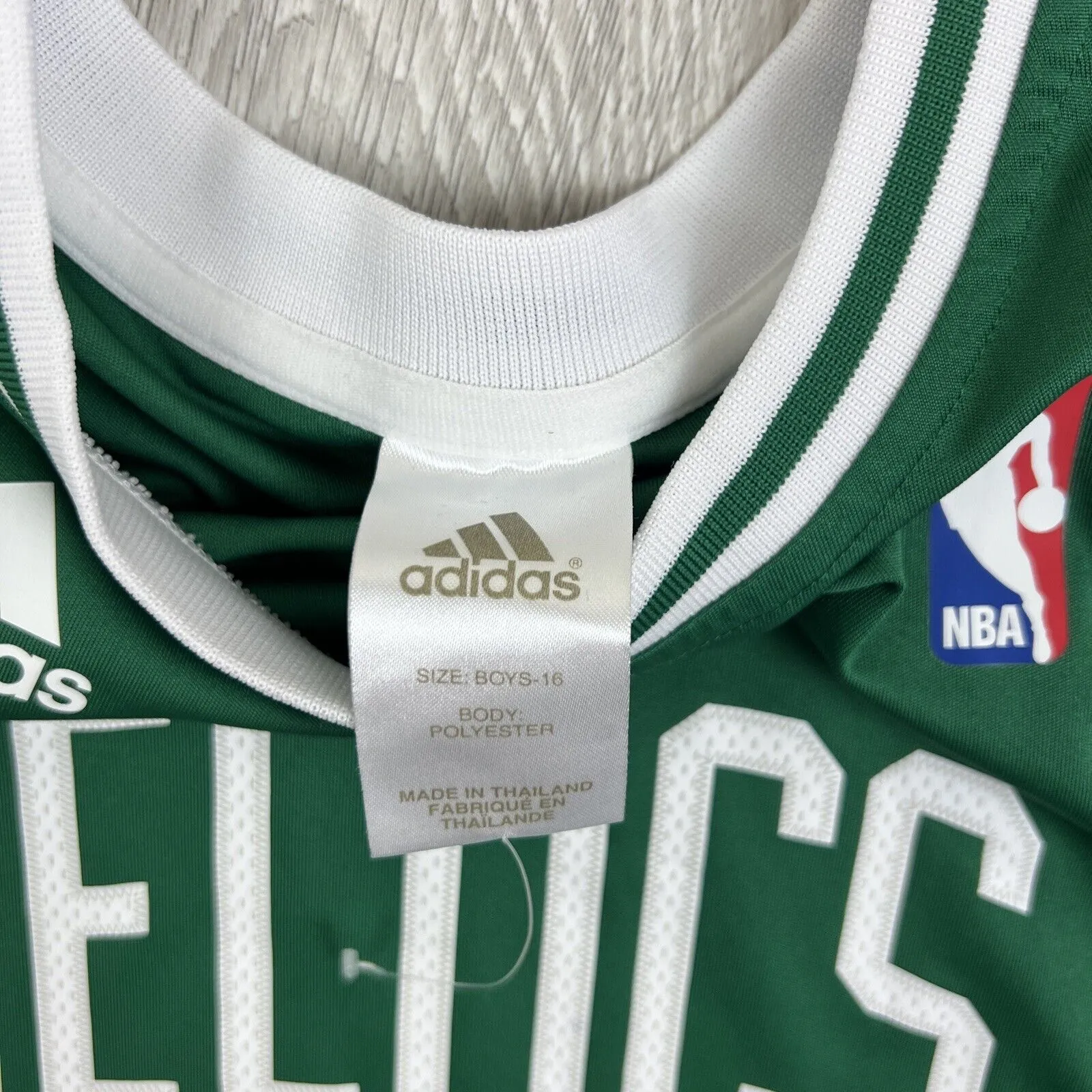 adidas Boys Basketball Jersey & Shorts Uniform NBA Boston Celtics Size 16 Years