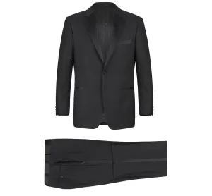 Alessandro Vitello by Renoir Satin Slim Fit Notched Lapel 2-Piece Tuxedo Suit RI201-1