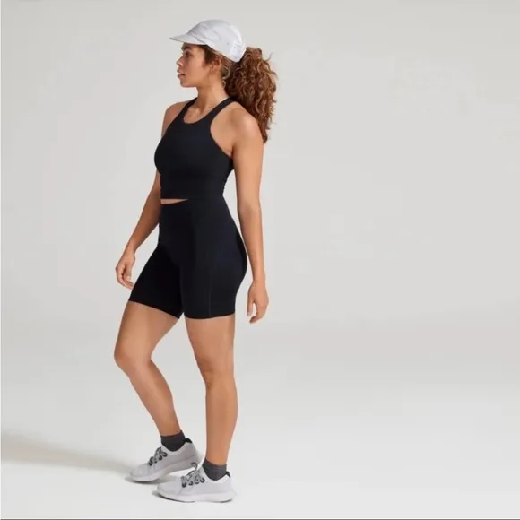 Allbirds Merino Wool Blend Natural Bike Shorts Black Small NWT