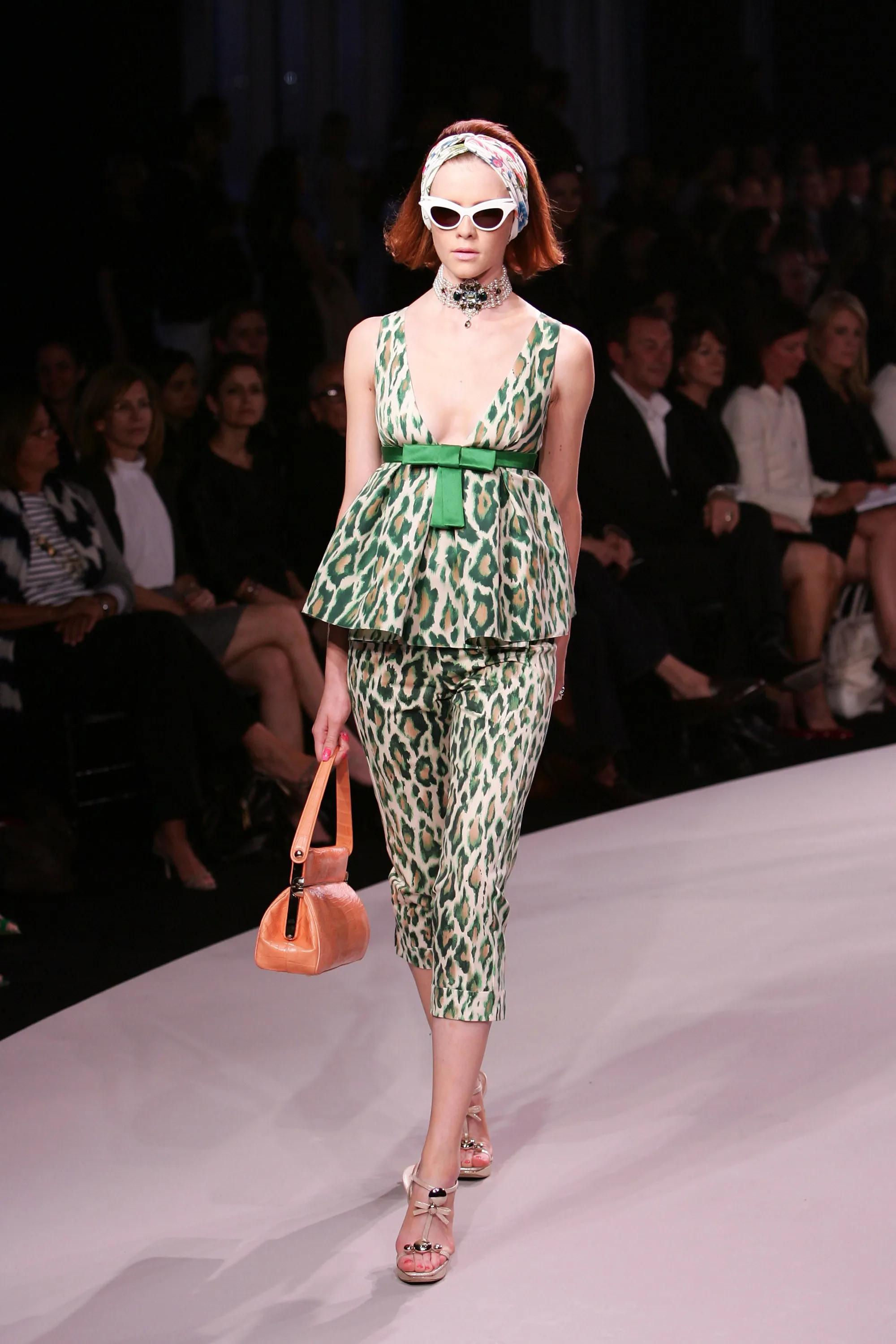 Amazing Resort 2008 Christian Dior by John Galliano Runway Look 12 Top & Capri Set