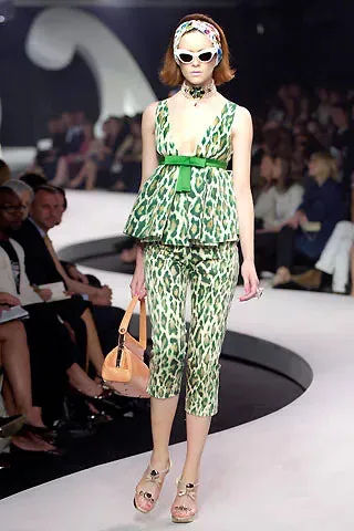 Amazing Resort 2008 Christian Dior by John Galliano Runway Look 12 Top & Capri Set