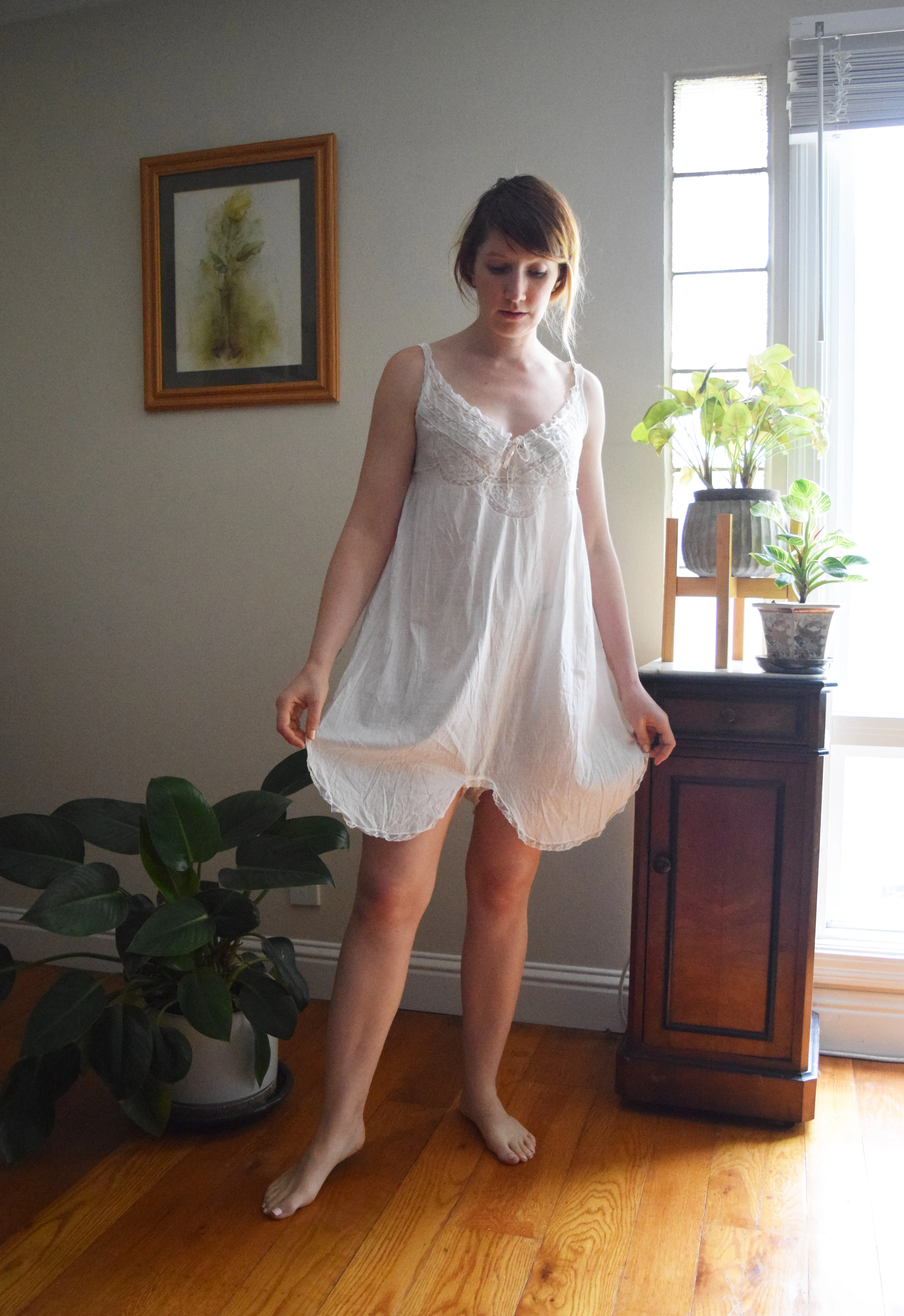 Antique step in . 1910s 1920s romper . size xs to s/m