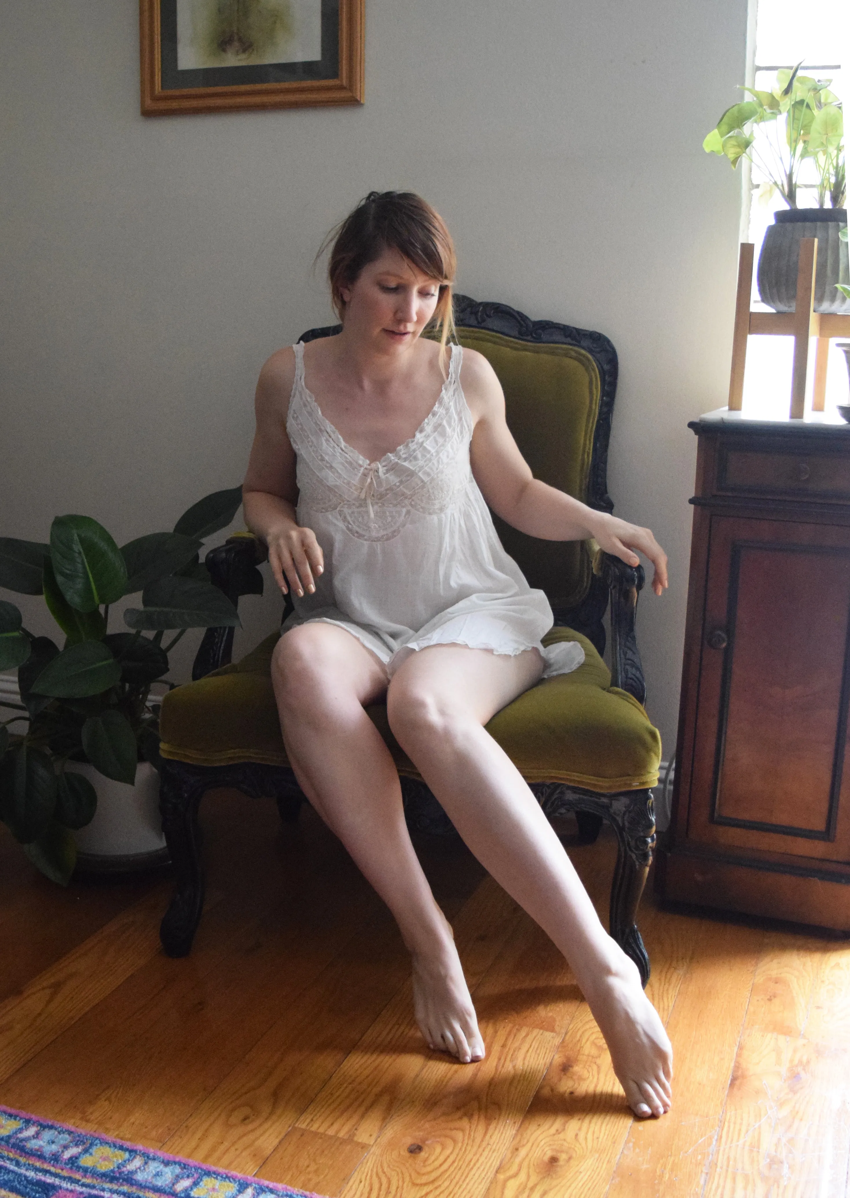 Antique step in . 1910s 1920s romper . size xs to s/m