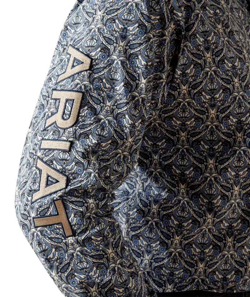 Ariat Men's Blue and Tan Team Orlando Classic Fit Shirt