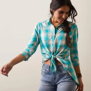 Ariat® Womens Real Billie Rae LS Shirt Ojai Plaid