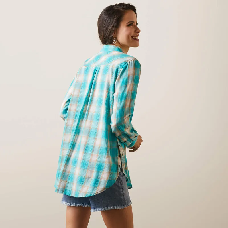 Ariat® Womens Real Billie Rae LS Shirt Ojai Plaid