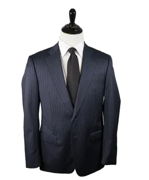 ARMANI COLLEZIONI - “G Line” Pinstripe Navy Suit - 40R