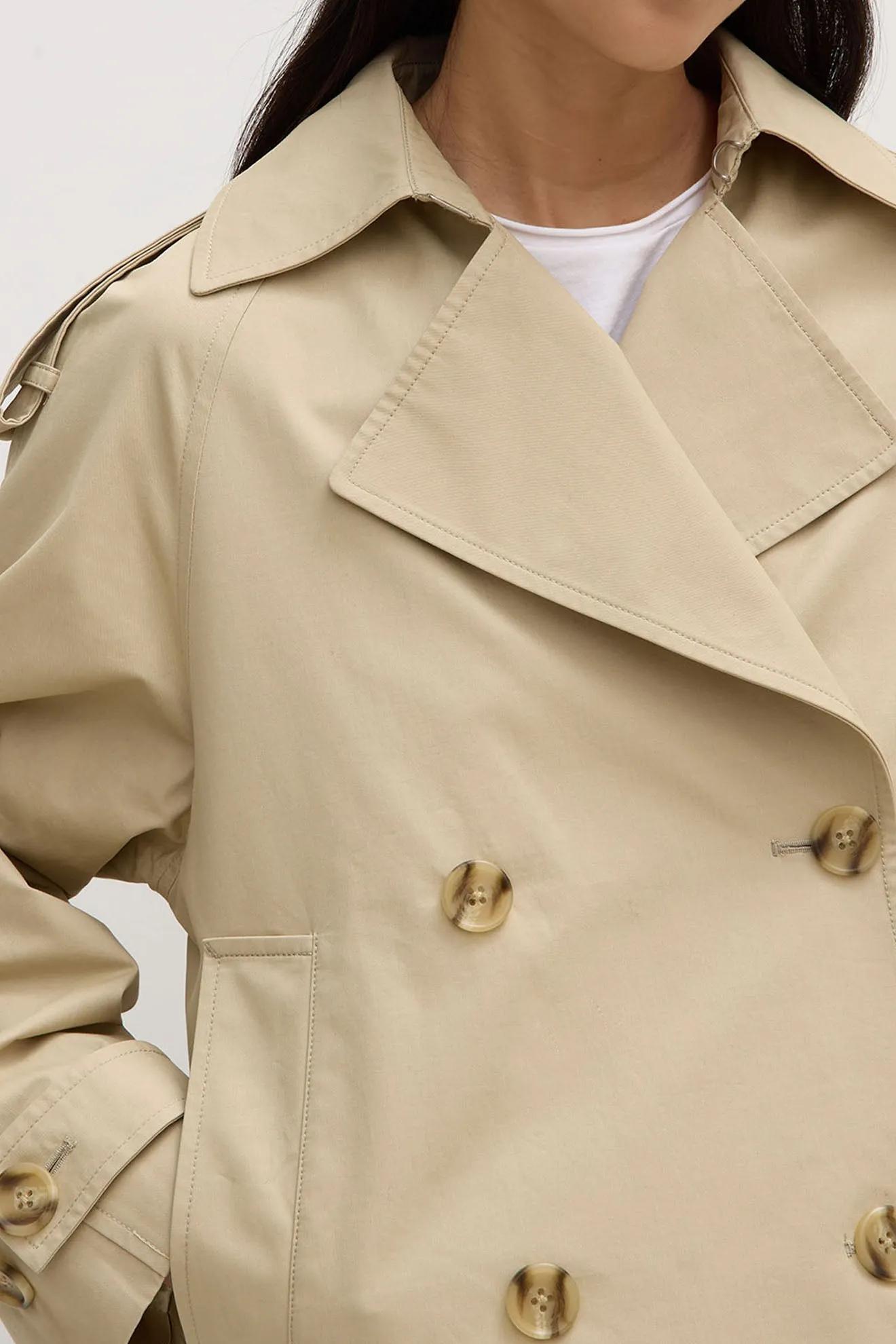 Assembly Label, Casey Short Mac Jacket | Natural