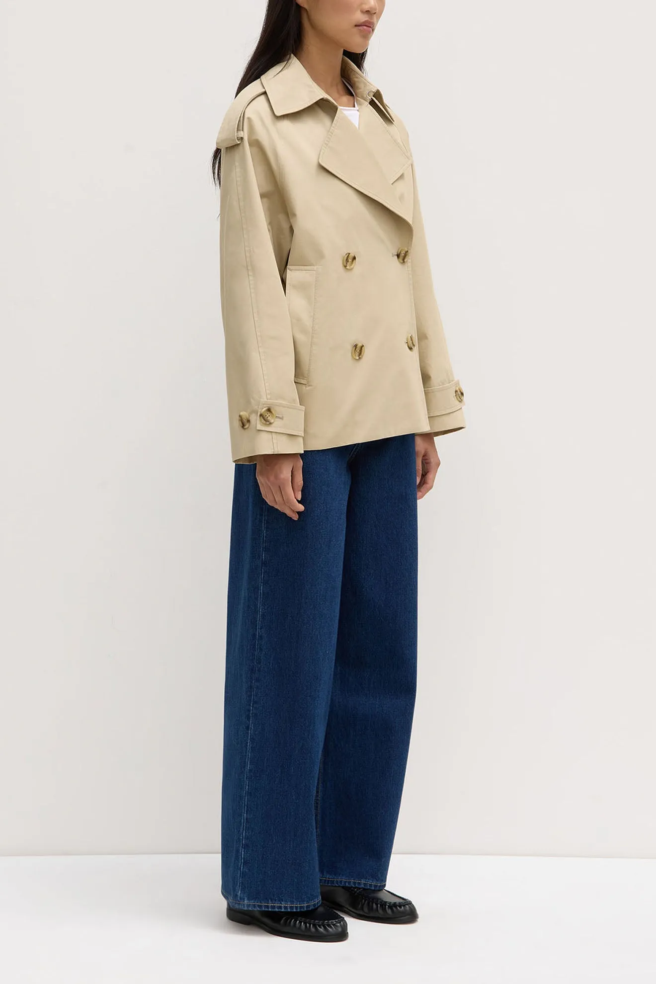 Assembly Label, Casey Short Mac Jacket | Natural