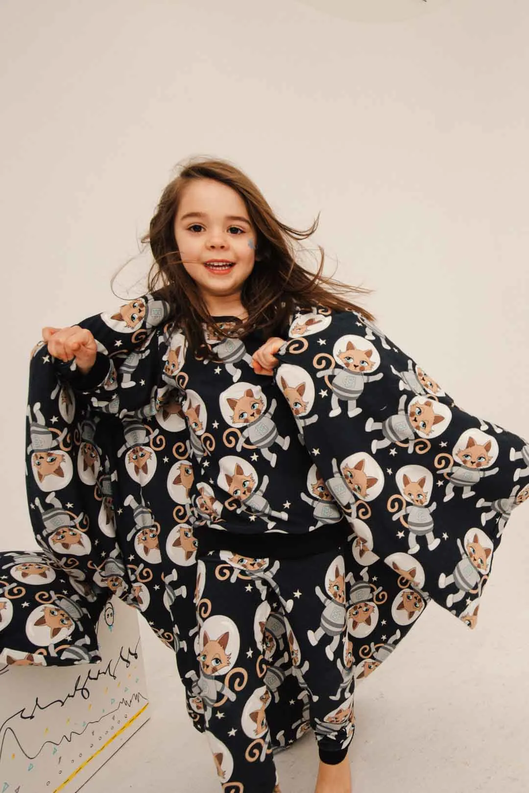 Astrocat Dark Pyjama Top - ONLY 2 LEFT