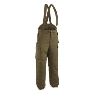 Austrian Military OD Winter Pants w/ Suspenders - Like New