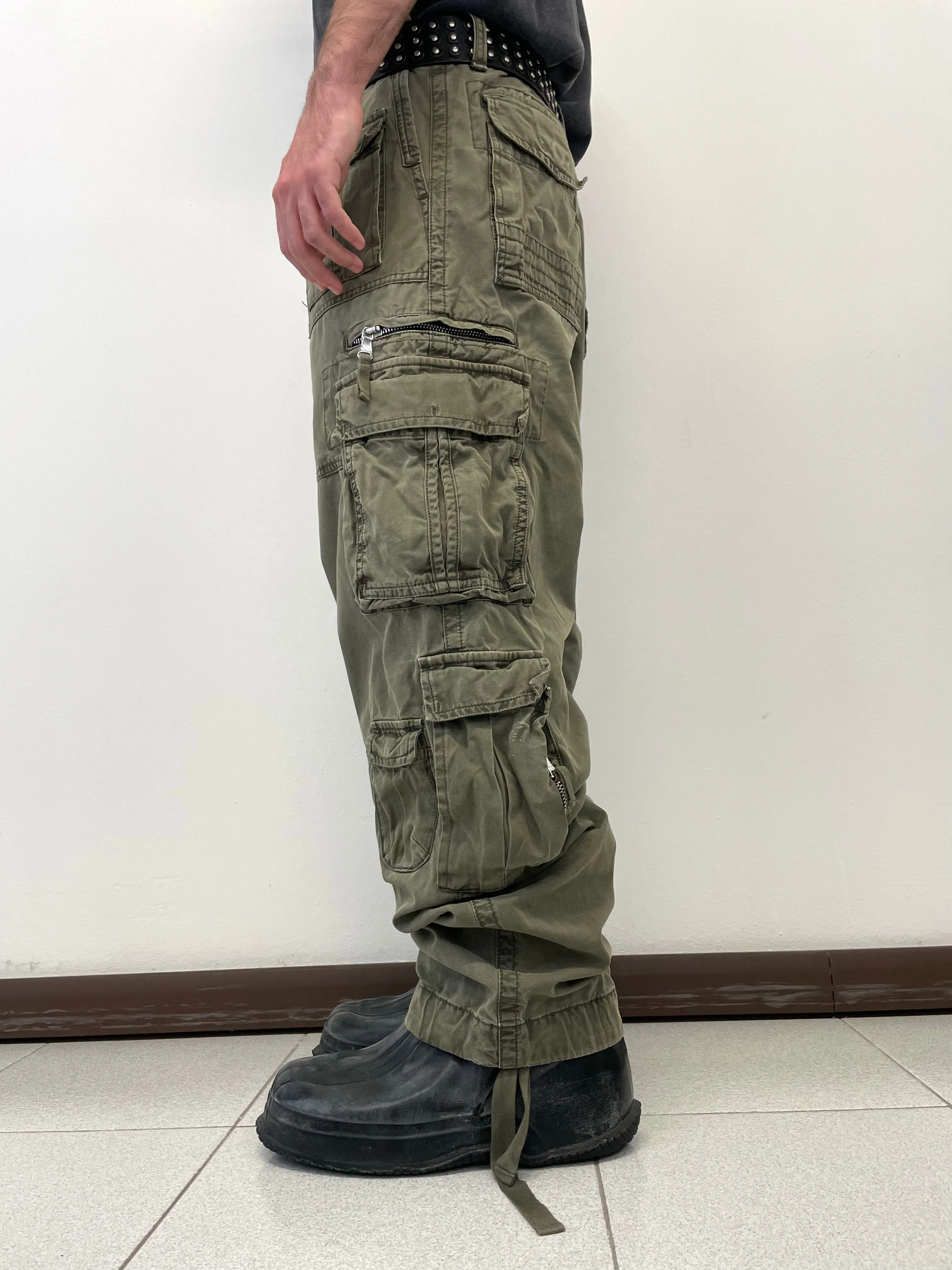 AW03 Dolce & Gabbana 18 pockets military cargo pants