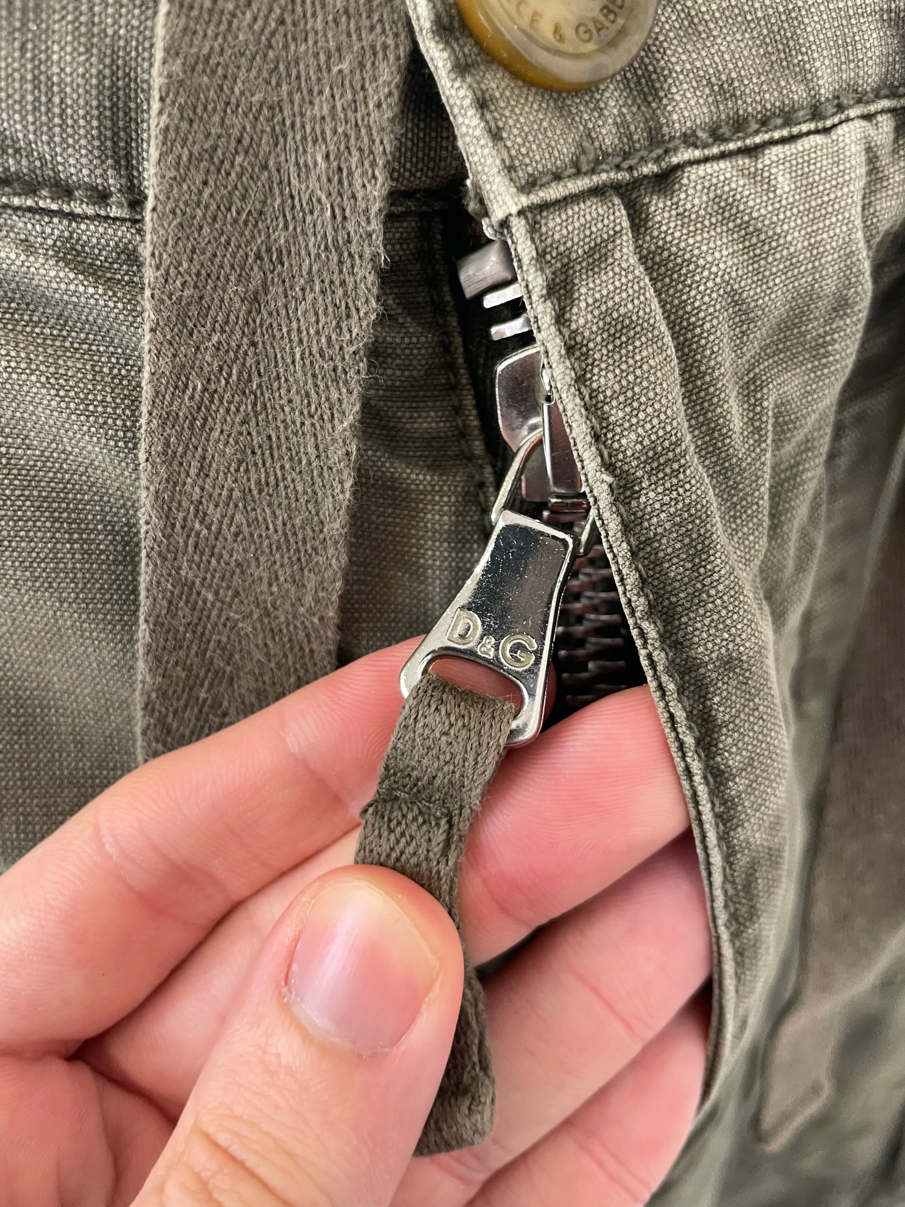 AW03 Dolce & Gabbana 18 pockets military cargo pants