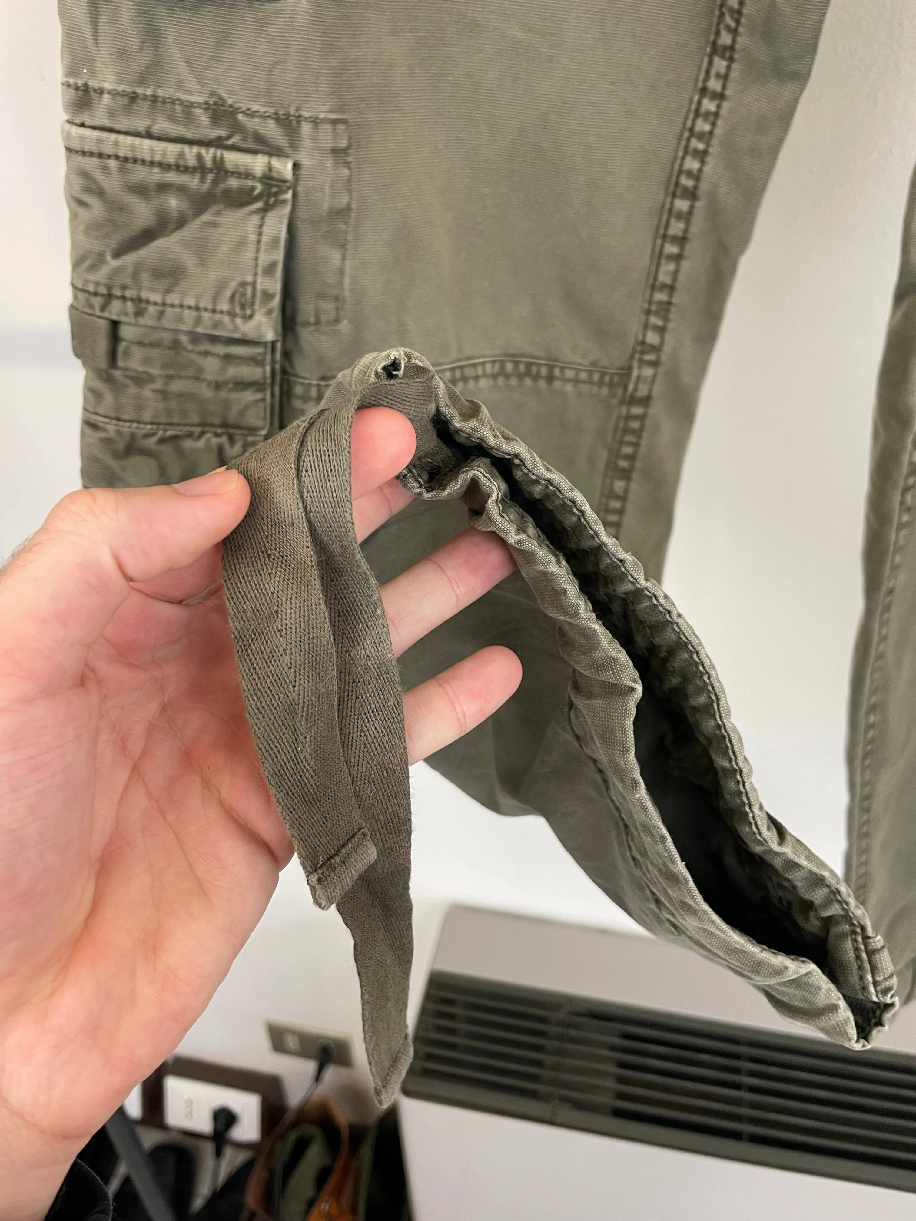 AW03 Dolce & Gabbana 18 pockets military cargo pants