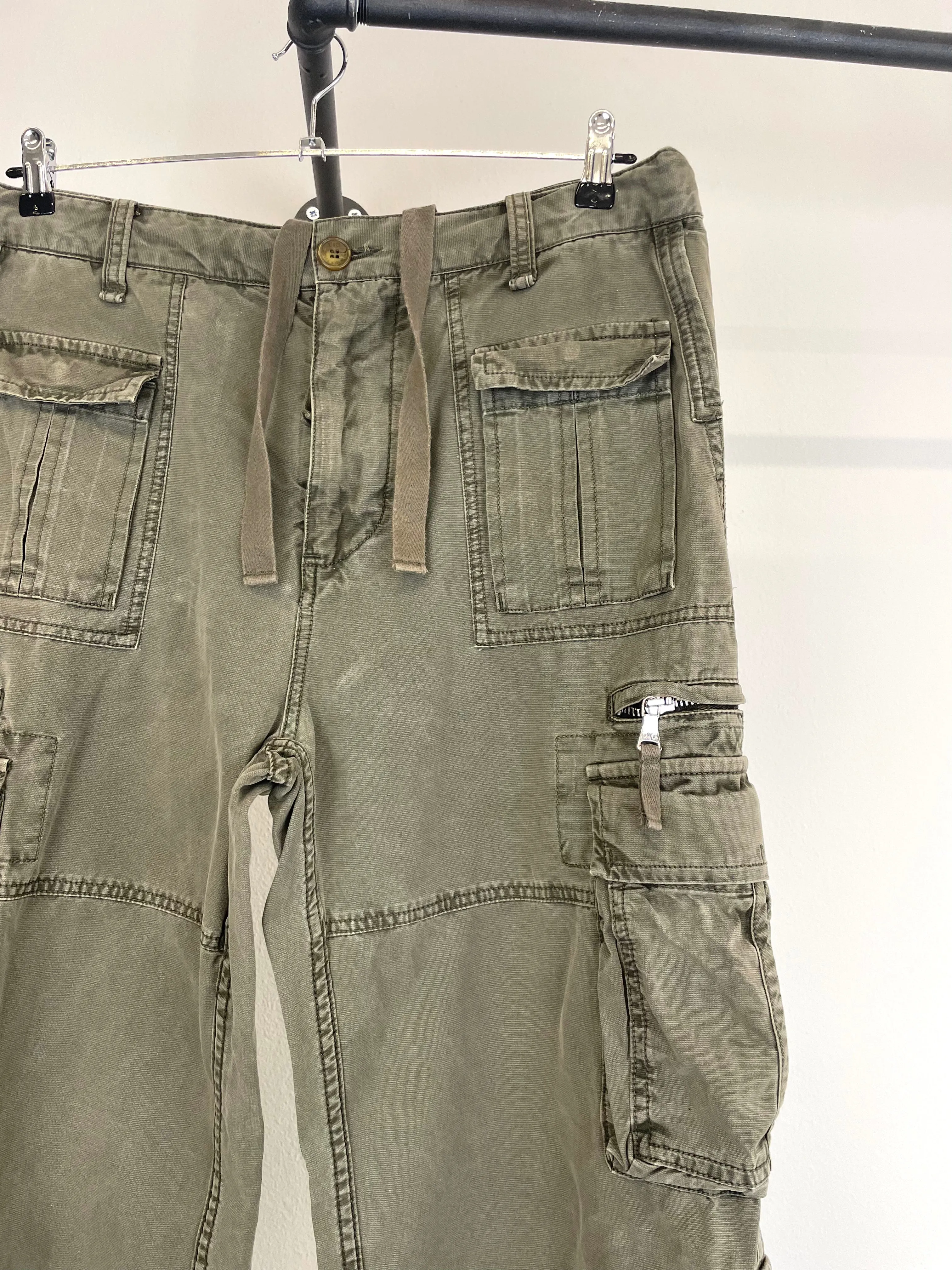 AW03 Dolce & Gabbana 18 pockets military cargo pants