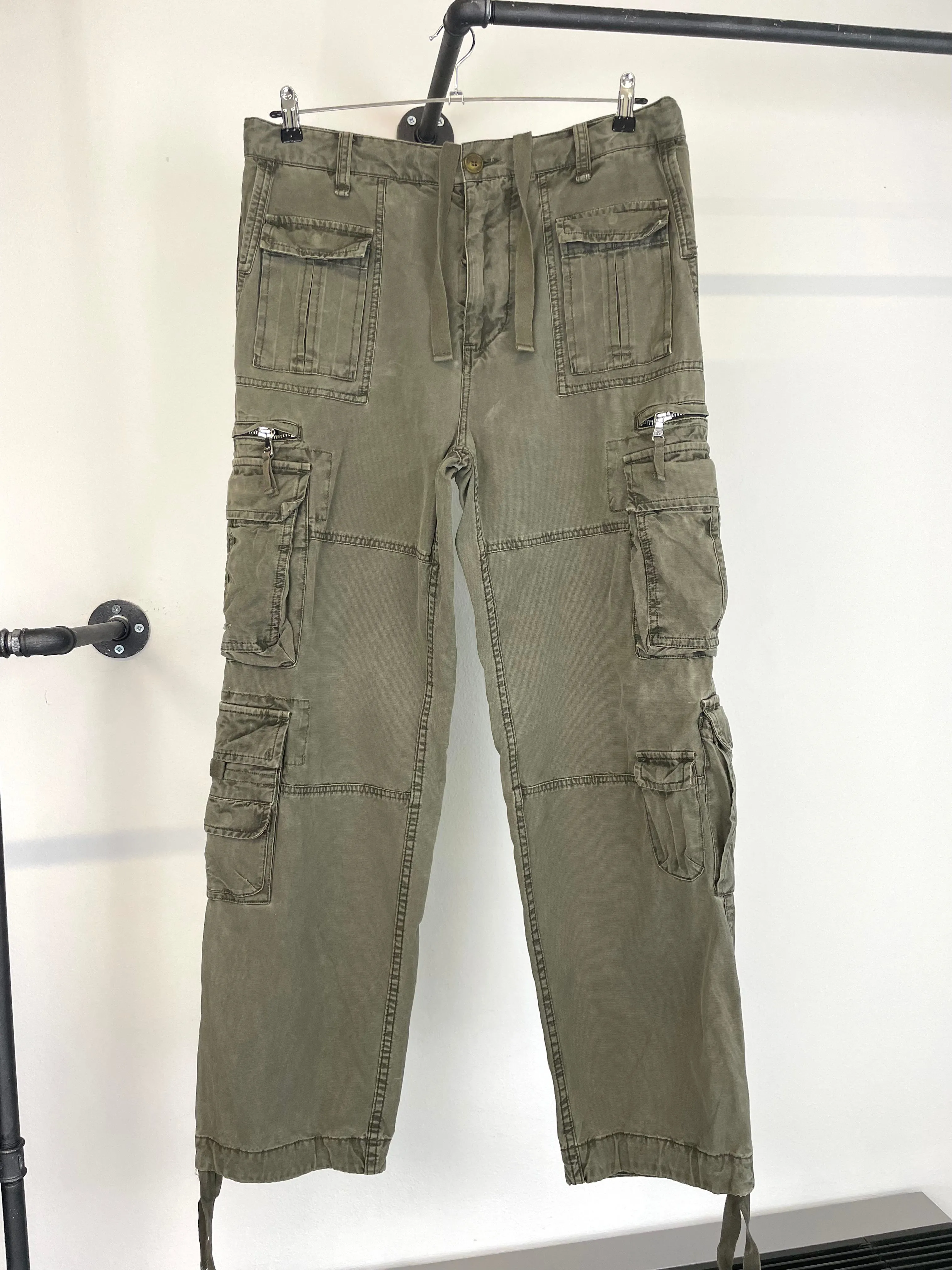 AW03 Dolce & Gabbana 18 pockets military cargo pants
