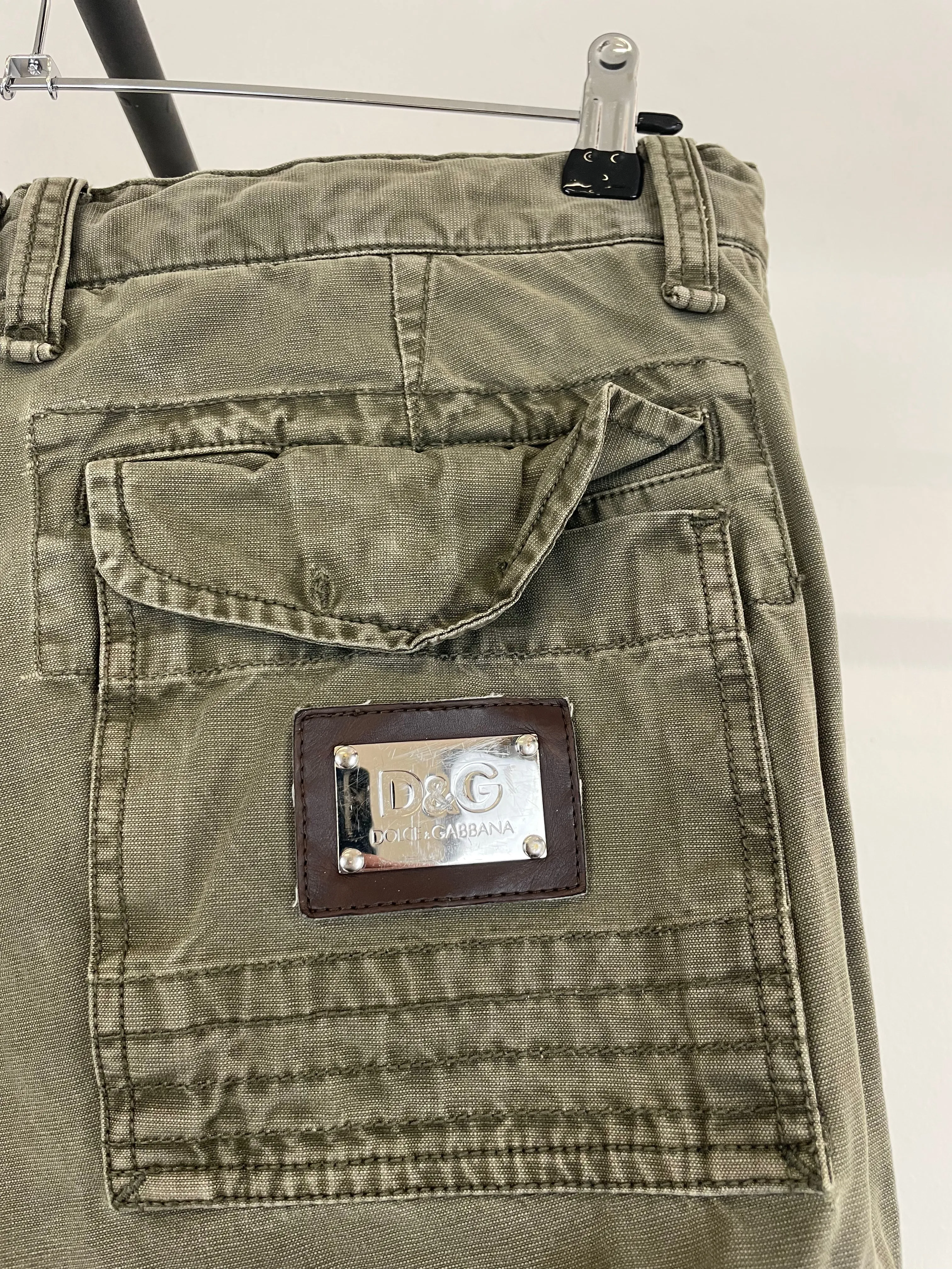 AW03 Dolce & Gabbana 18 pockets military cargo pants