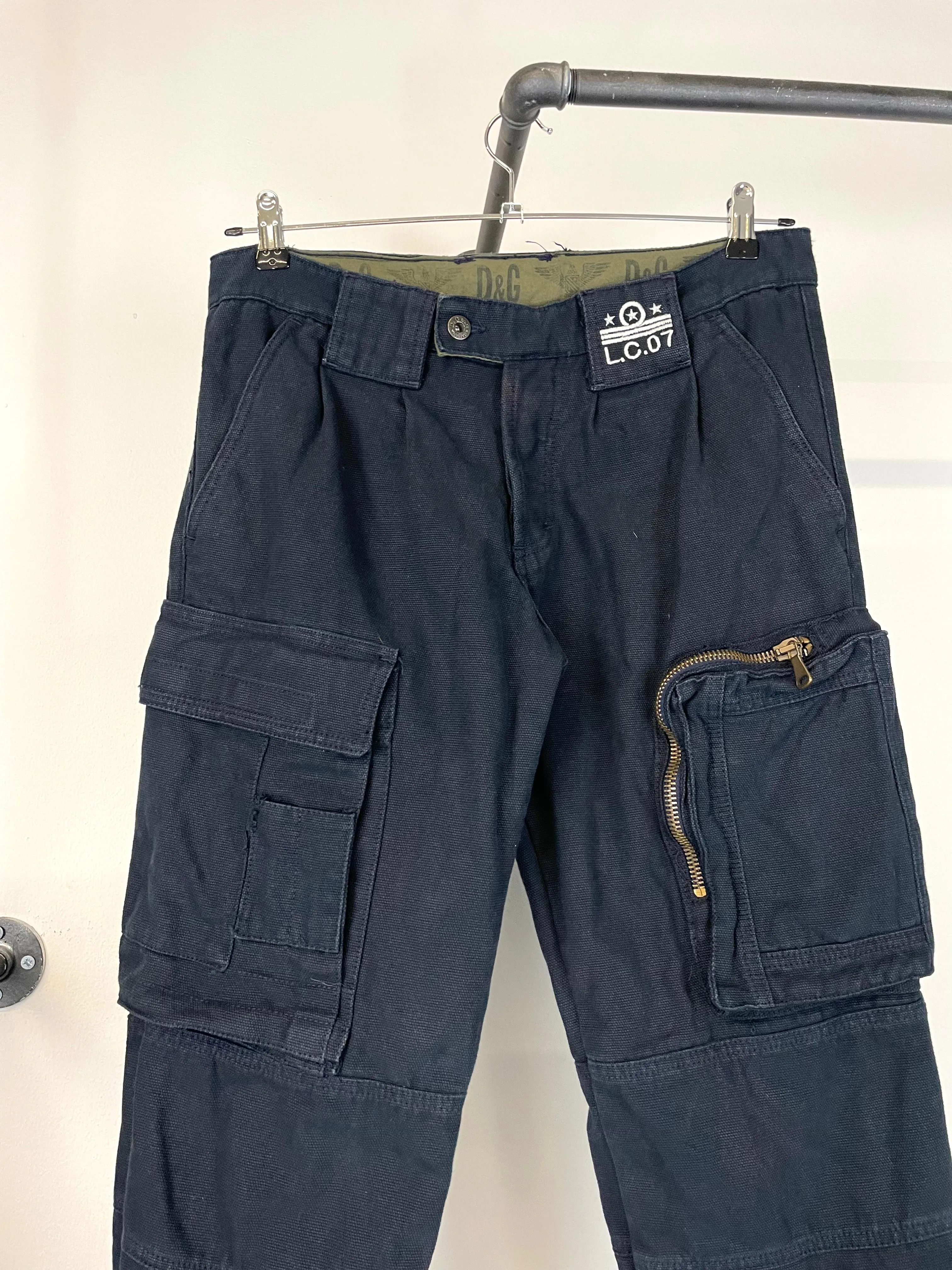 AW06 Dolce & Gabbana military sailing cargo pants