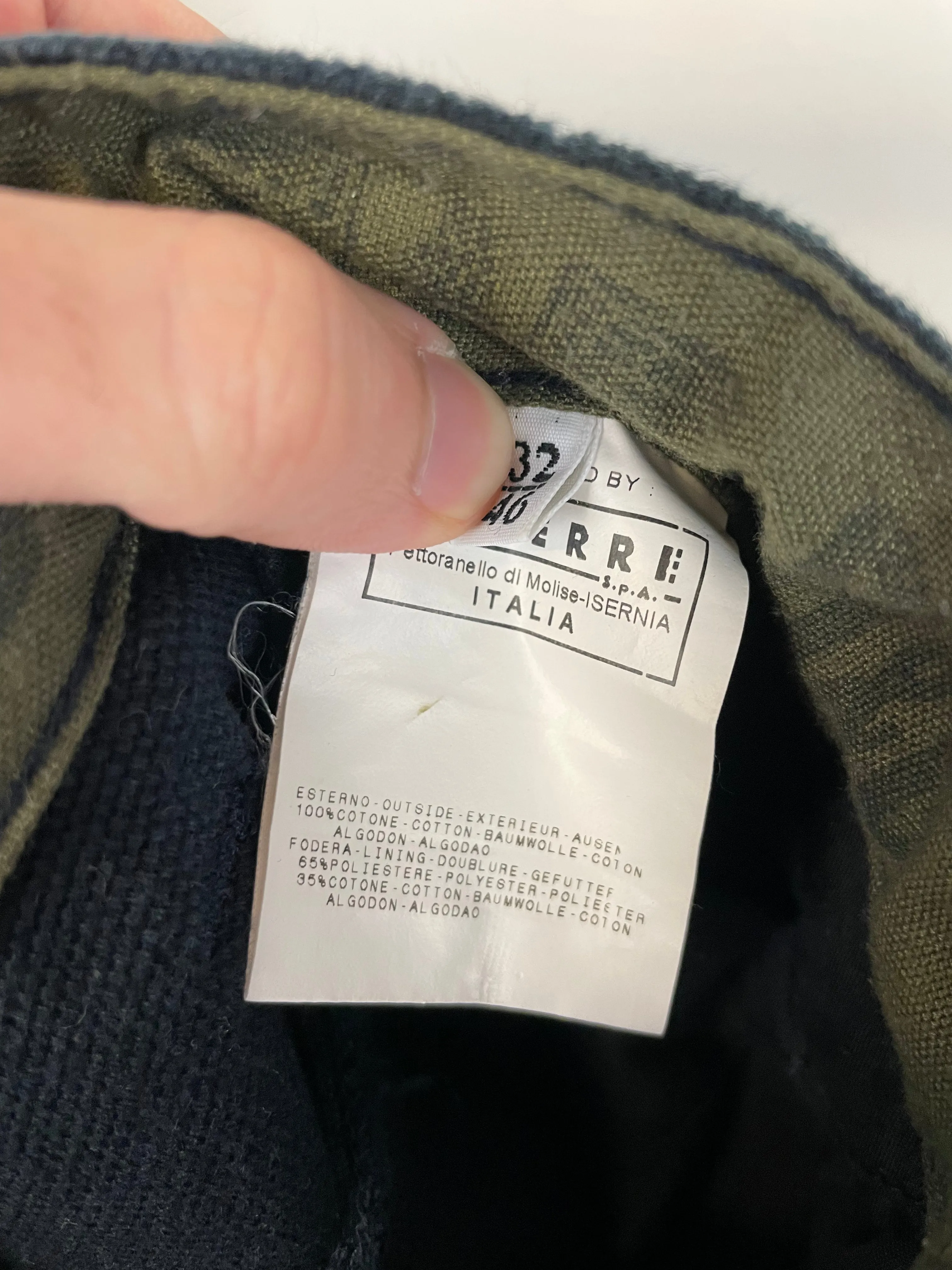 AW06 Dolce & Gabbana military sailing cargo pants