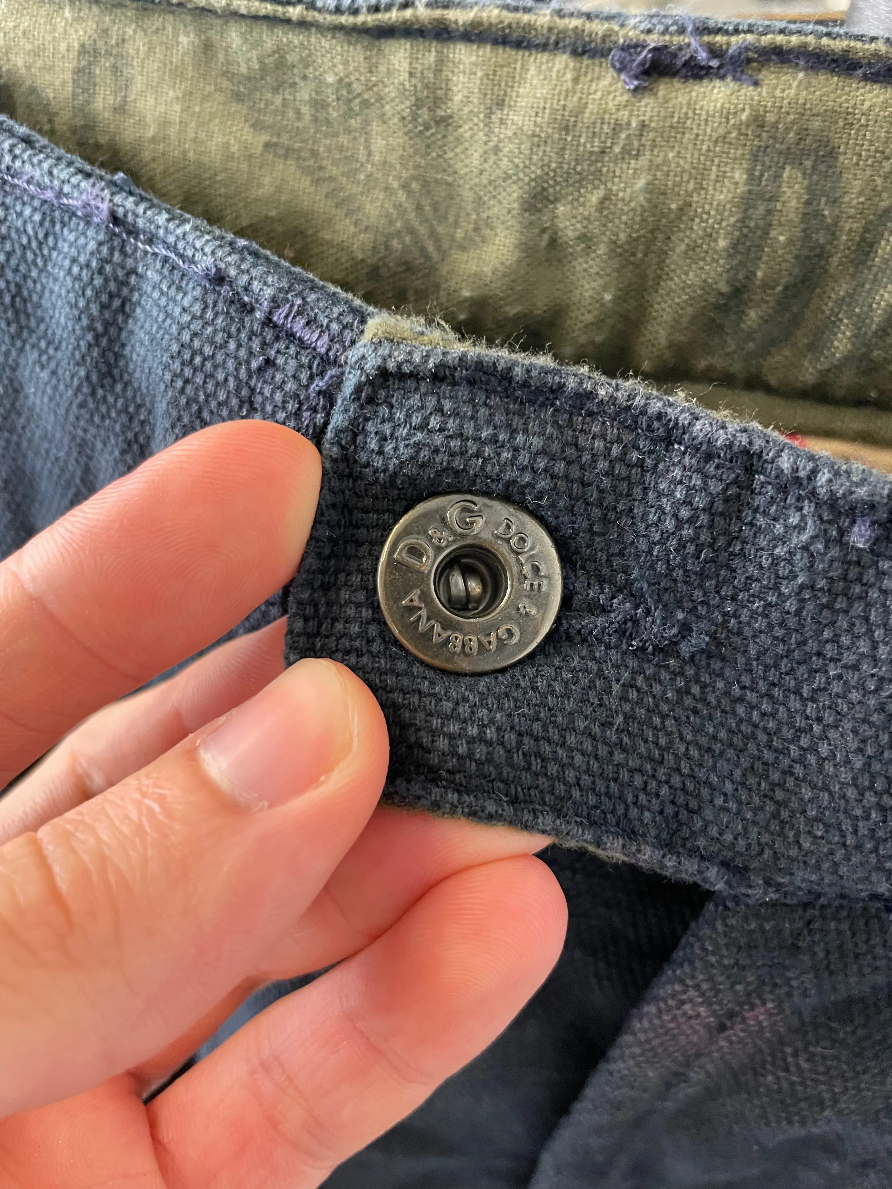 AW06 Dolce & Gabbana military sailing cargo pants