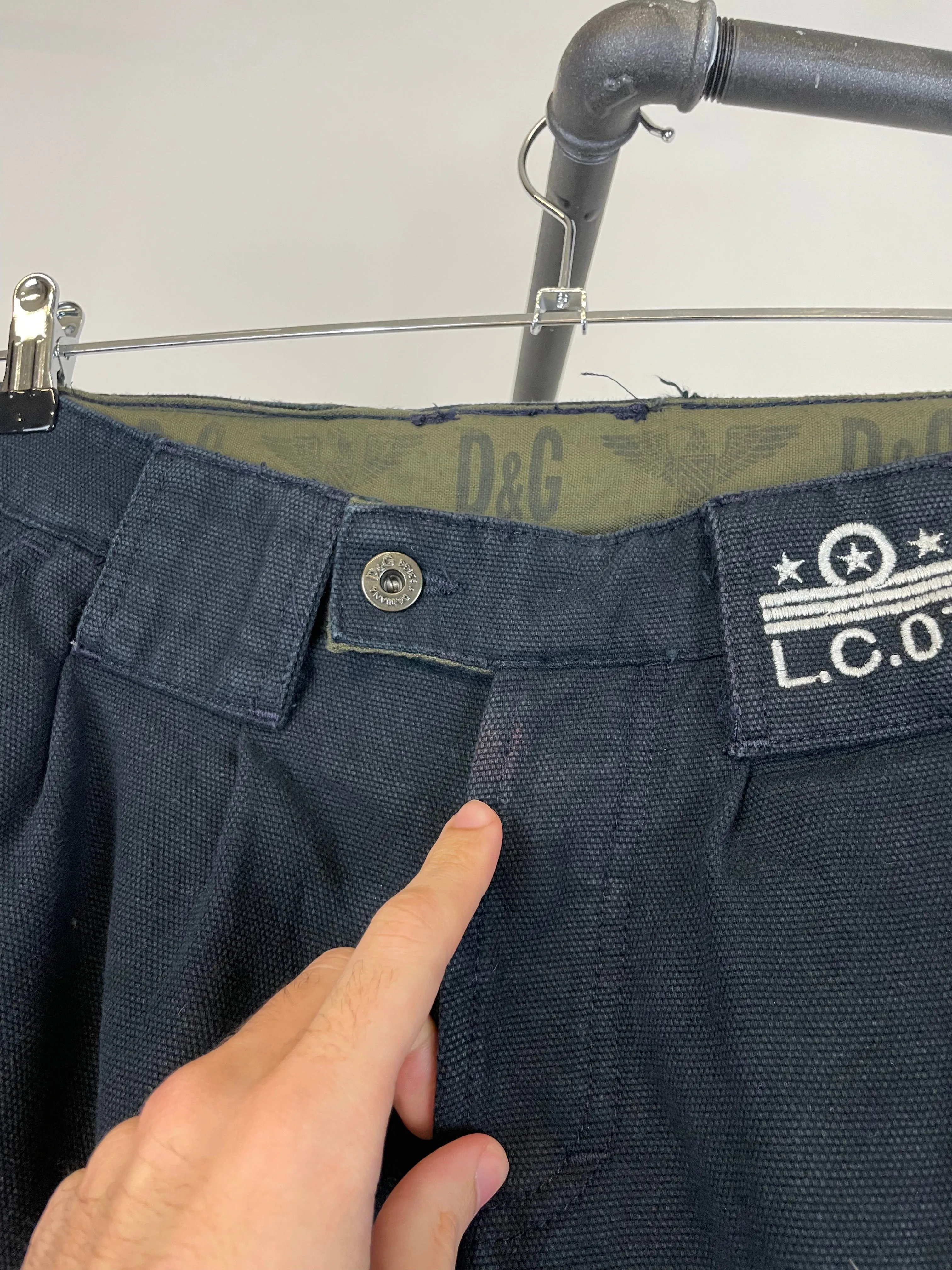 AW06 Dolce & Gabbana military sailing cargo pants