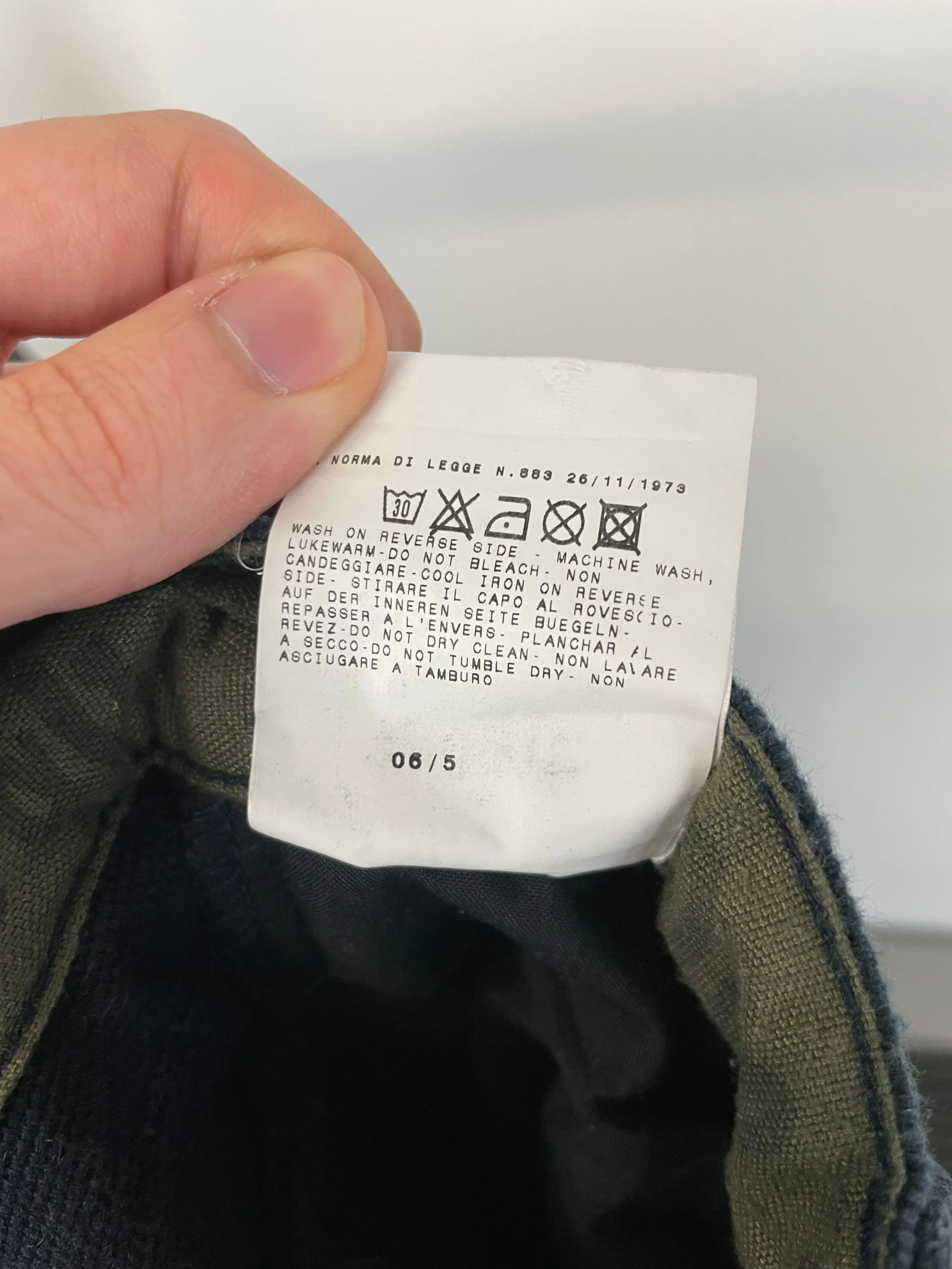AW06 Dolce & Gabbana military sailing cargo pants