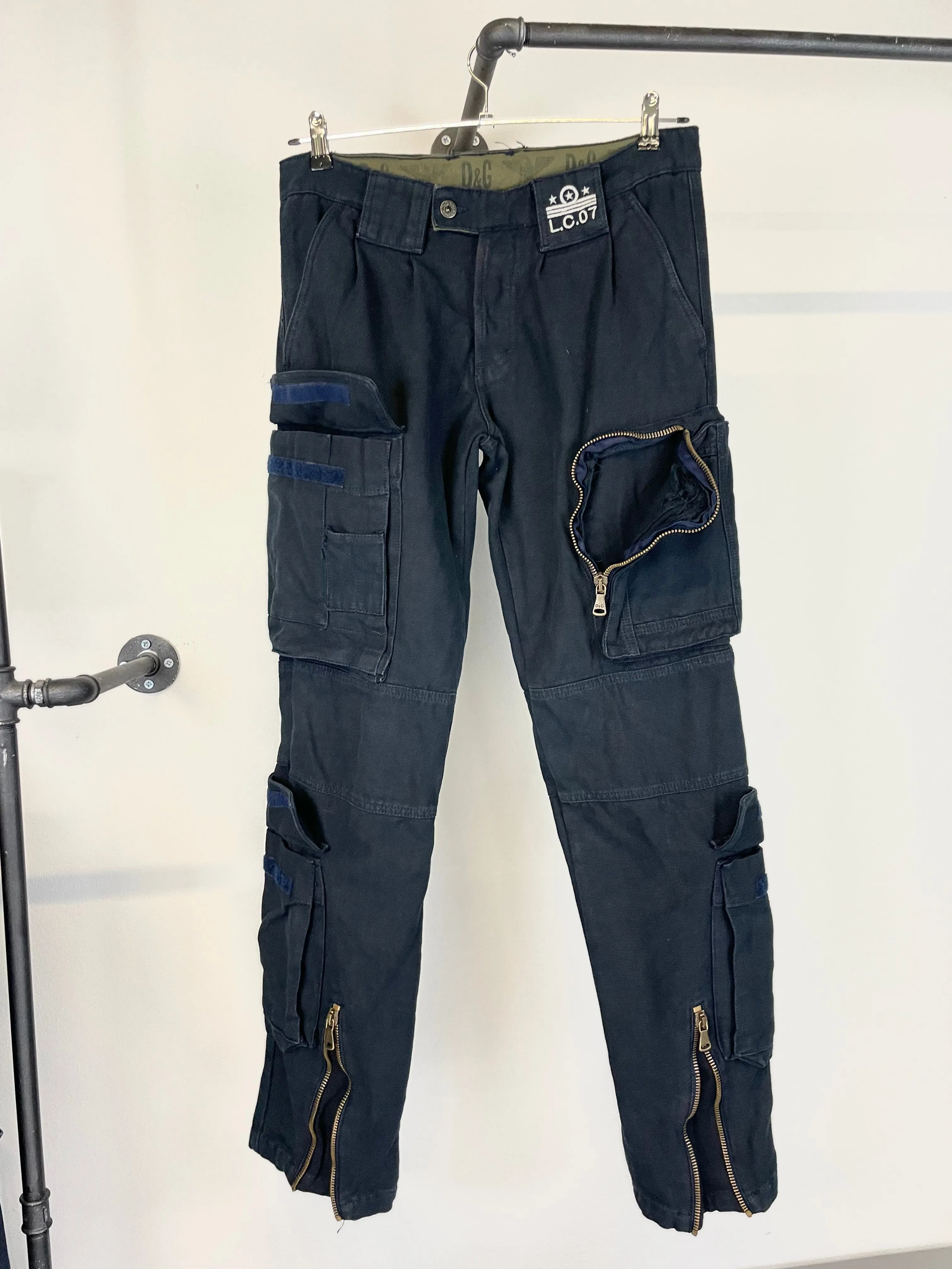 AW06 Dolce & Gabbana military sailing cargo pants