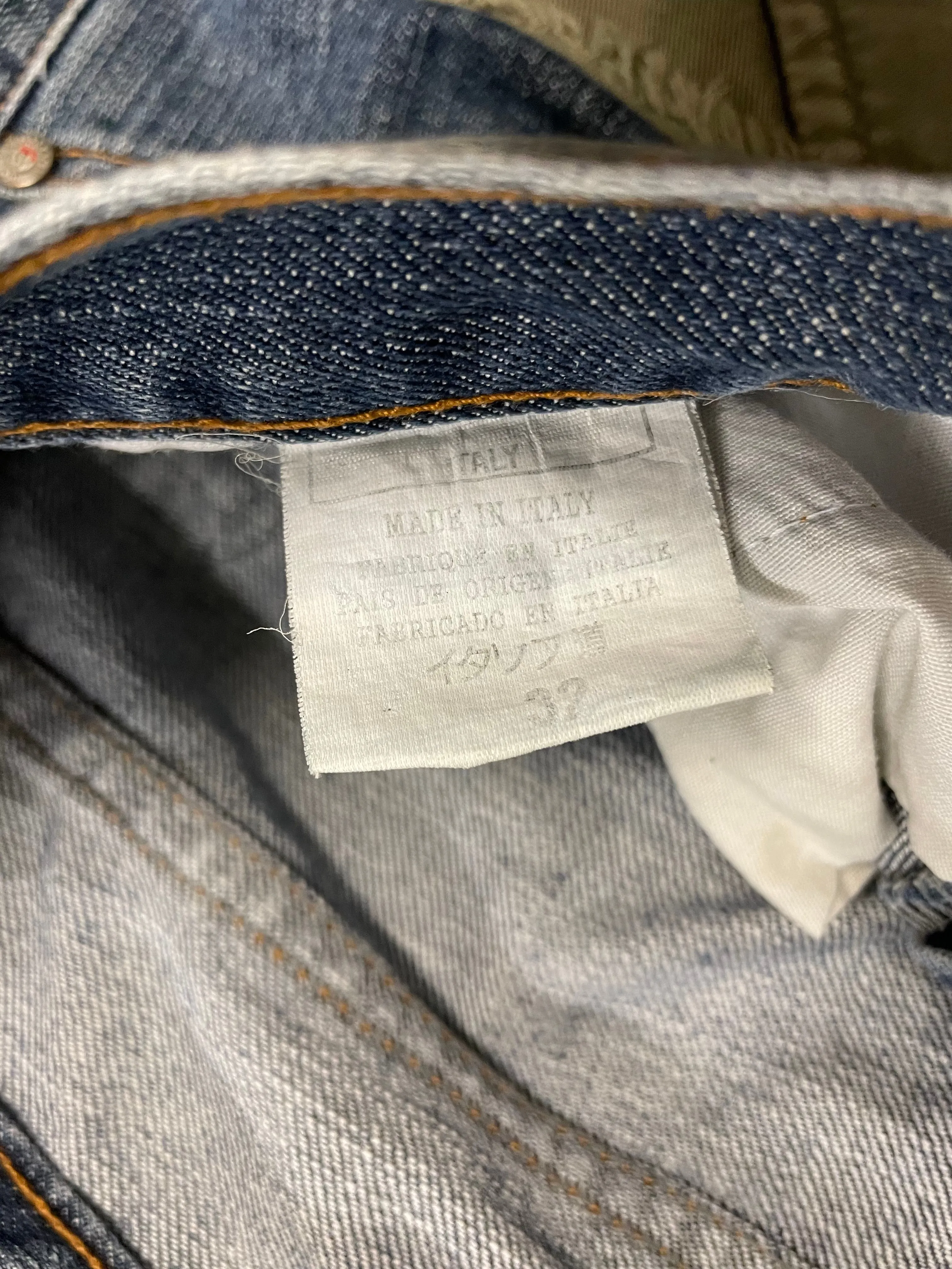 AW2005 Dolce & Gabbana patchwork cargo Denim