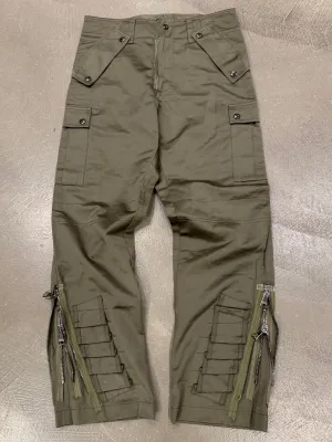 A/W2008 Dolce & Gabbana double zip military cargo pants