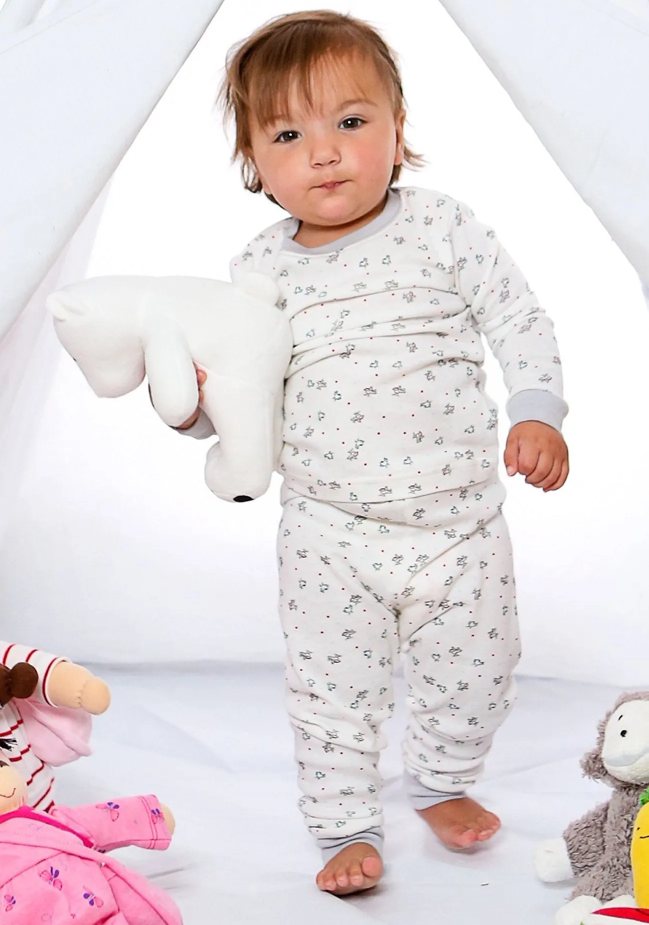 Baby & Kid Long Johns - Bird Print